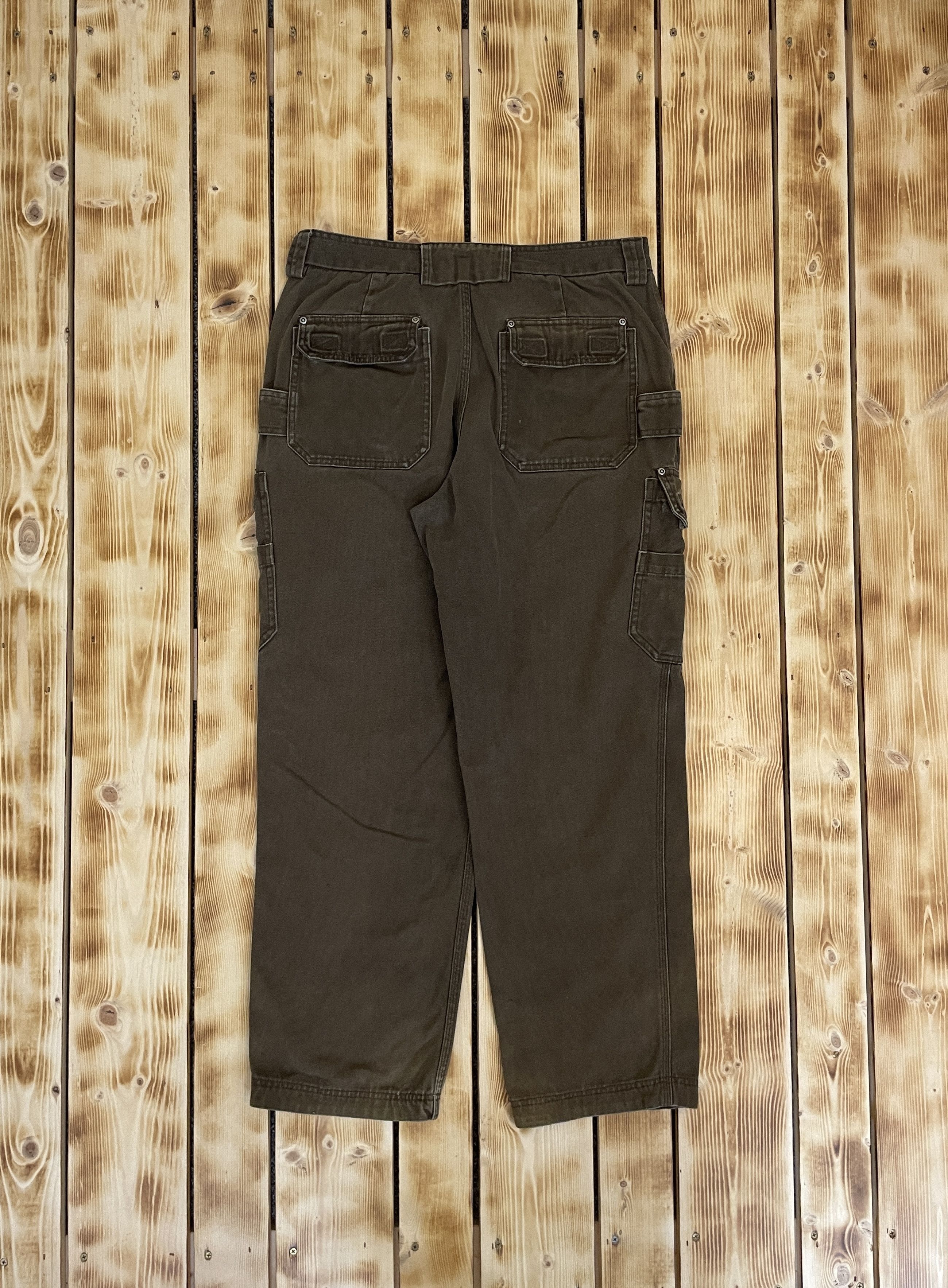 Duluth Trading Company Vintage Duluth Trading Company Brown Cargo Pants Workwear Size US 36 / EU 52 - 11 Thumbnail