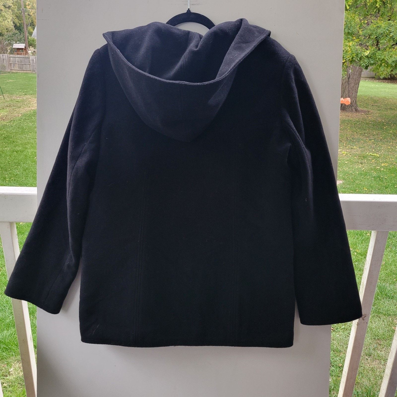 Esprit ESPRIT Womens Wool Hooded overcoat jacket sz Xl Size XL / US 12-14 / IT 48-50 - 8 Thumbnail