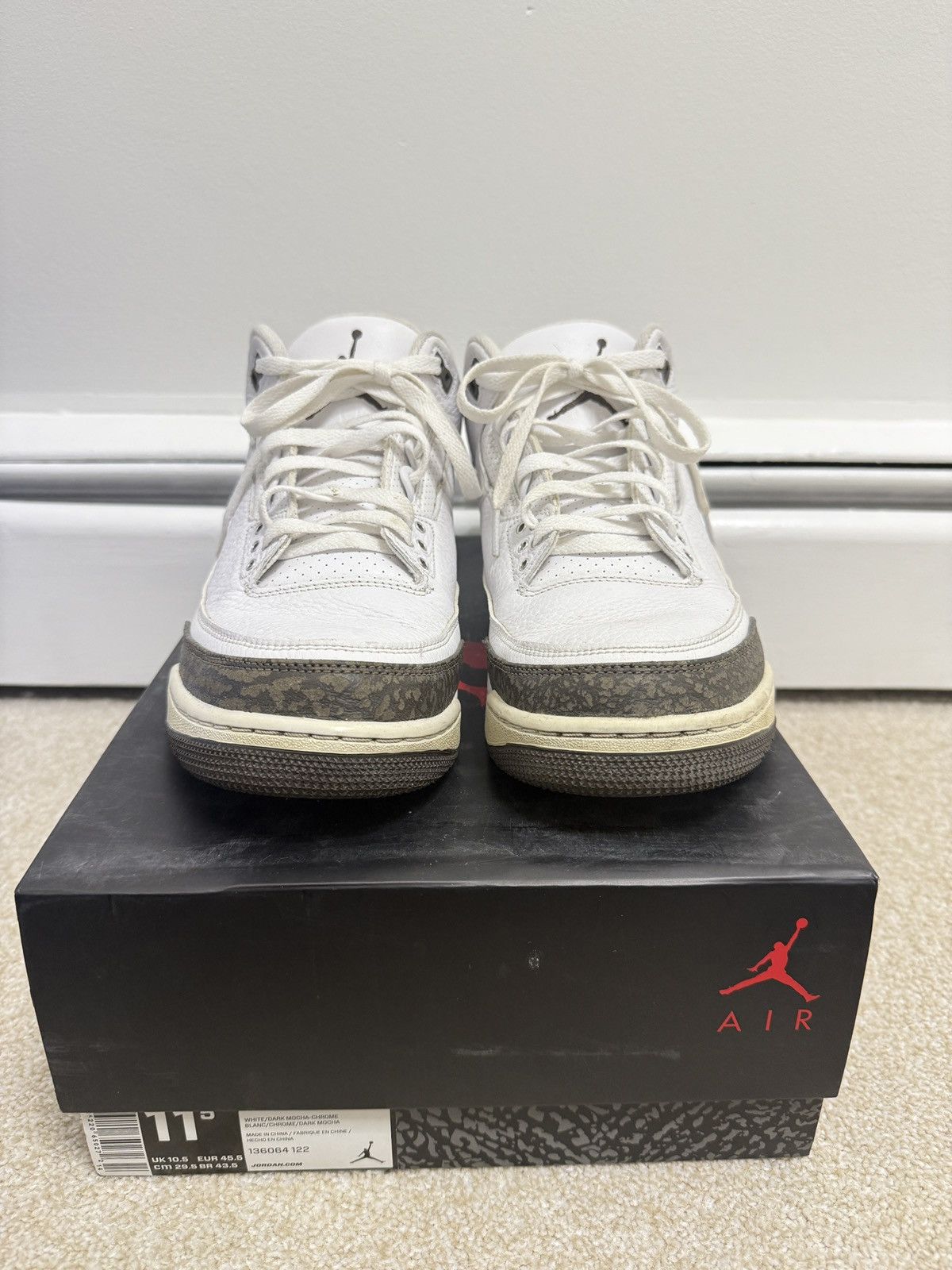 Jordan Brand Jordan 3 Mocha Size US 11.5 / EU 44-45 - 4 Thumbnail