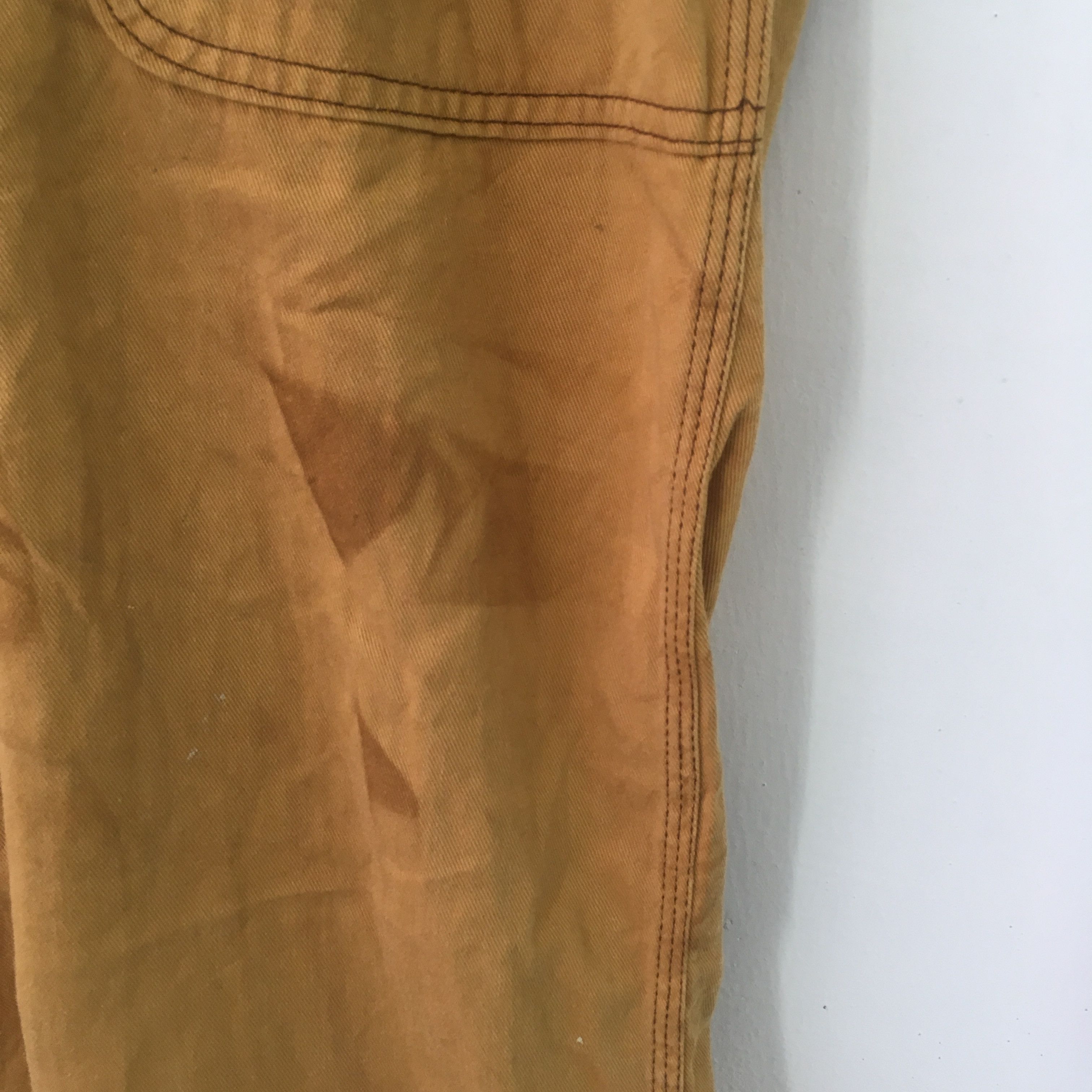 Japanese Brand Vintage 90's Heavy Used Toyota Japan Brown Coveralls - 481 Size US L / EU 52-54 / 3 - 8 Thumbnail