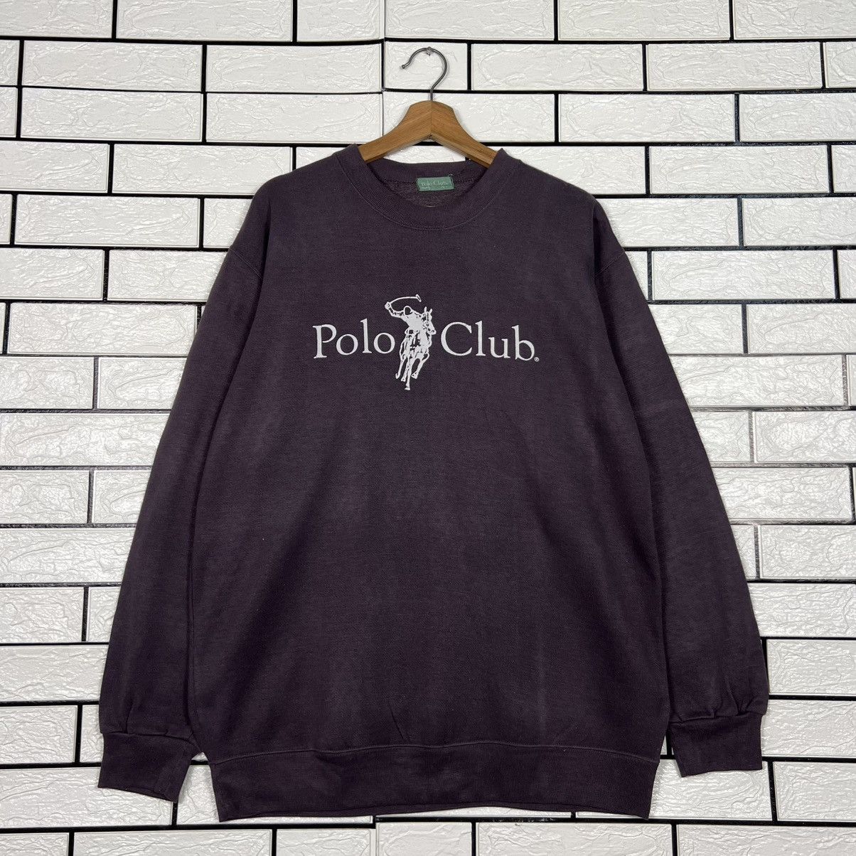 Japanese Brand Vintage POLO CLUB Big Logo Crewneck Sweatshirt #3981-C181 Size US L / EU 52-54 / 3 - 1 Thumbnail