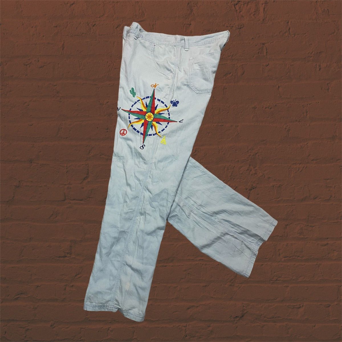 Japanese Brand Vintage titicaca embroidered logo pants Size US 32 / EU 48 - 1 Thumbnail