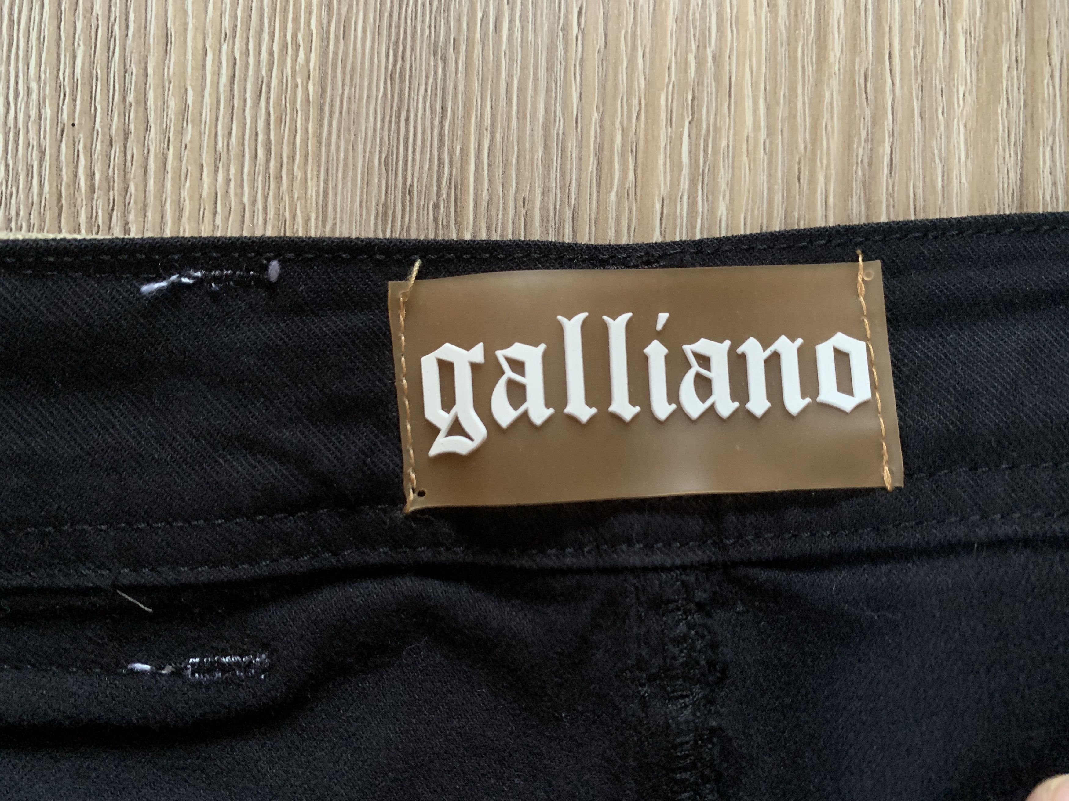 John Galliano Vintage Black Women's Jeans Wirh Glitter