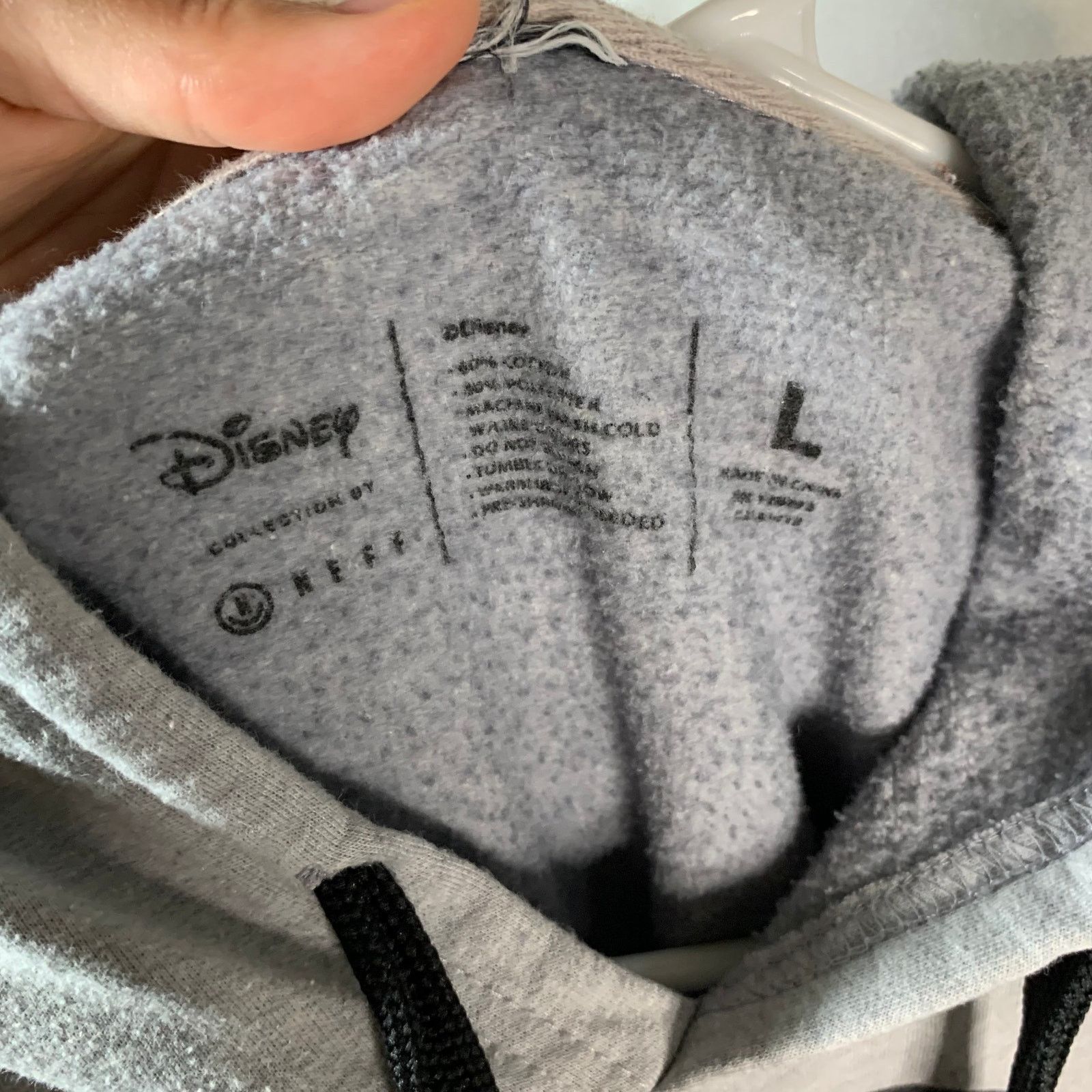 Disney Disney Mickey Mouse Pullover Women’s Gray Hoodie Size L Size L / US 10 / IT 46 - 3 Thumbnail