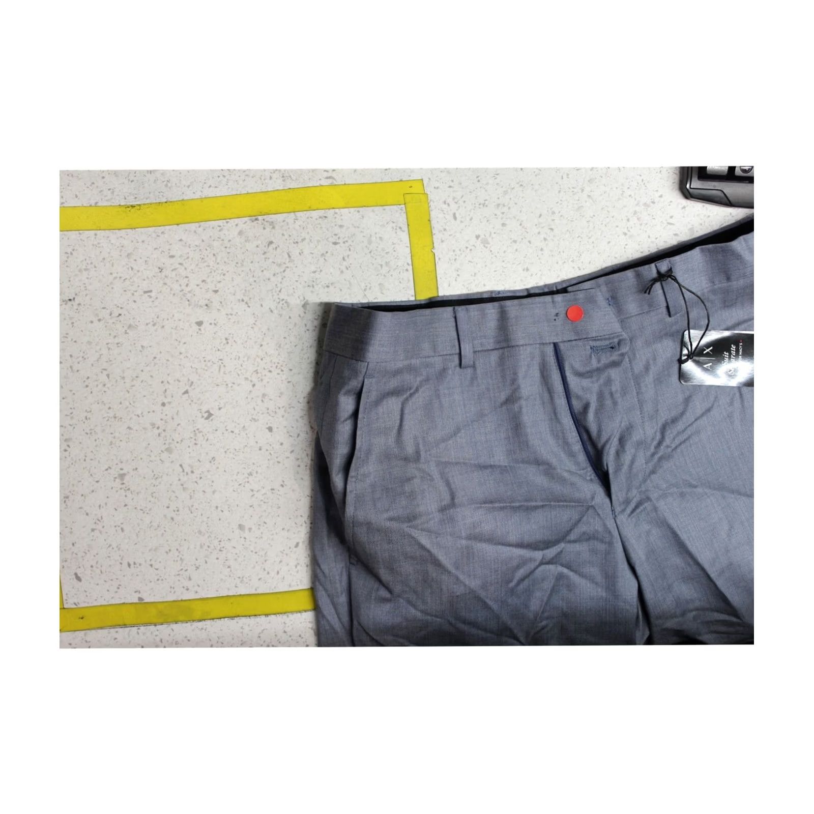 Armani Armani Mens Heathered Straight Leg Slacks Dress Pants medblue 32 Size US 32 / EU 48 - 4 Thumbnail