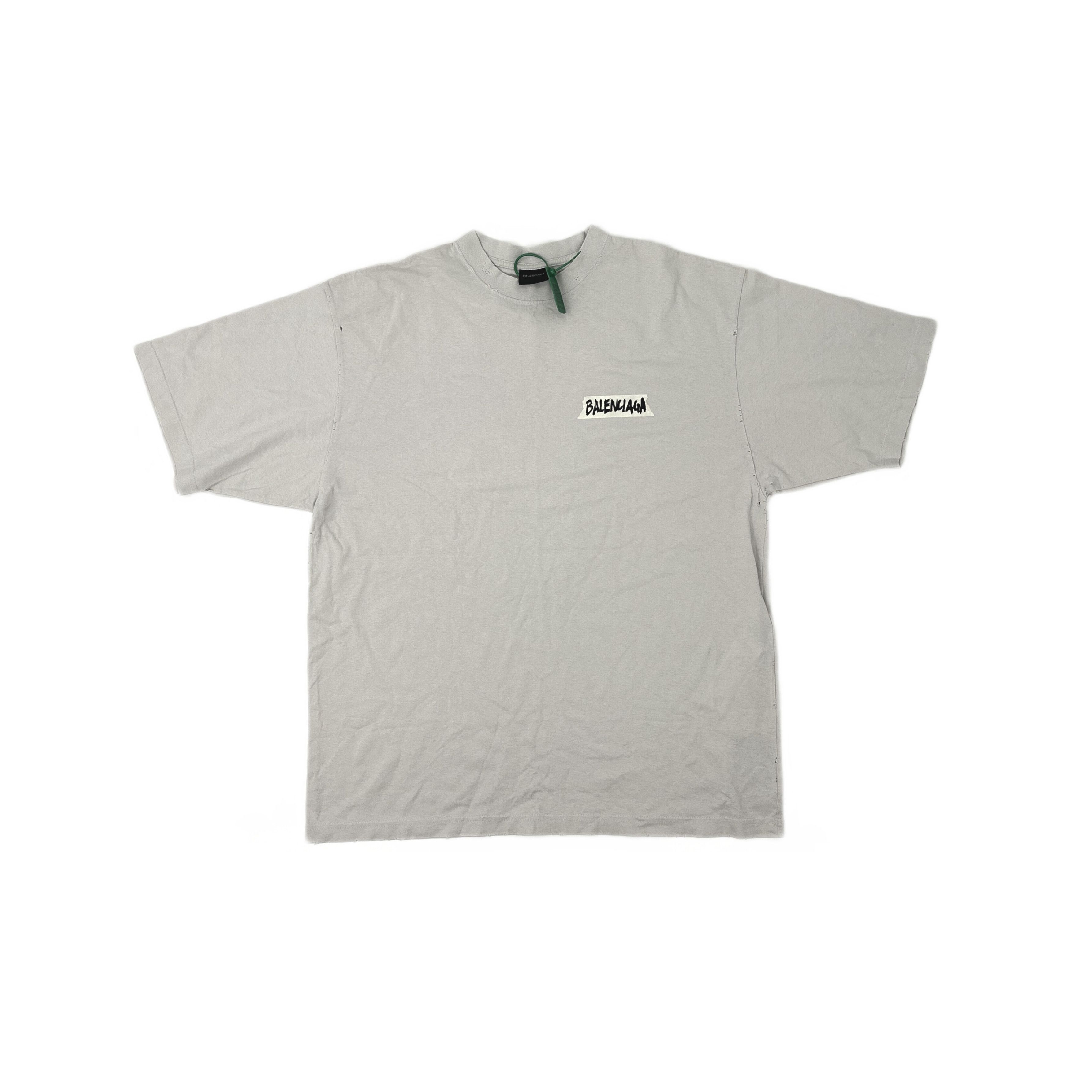 Balenciaga Balenciaga Logo Print T-Shirt Size M Size US M / EU 48-50 / 2 - 1 Thumbnail