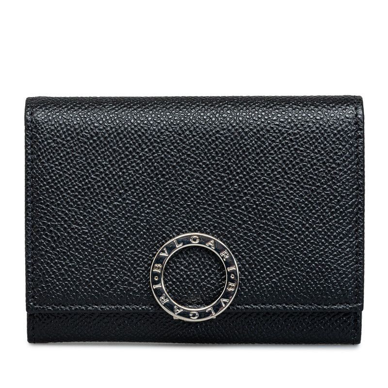 Bvlgari Bvlgari Bvlgari Leather Coin and Card Case Black Leather Card Case 222-42965 in Great Condition Size ONE SIZE - 1 Thumbnail