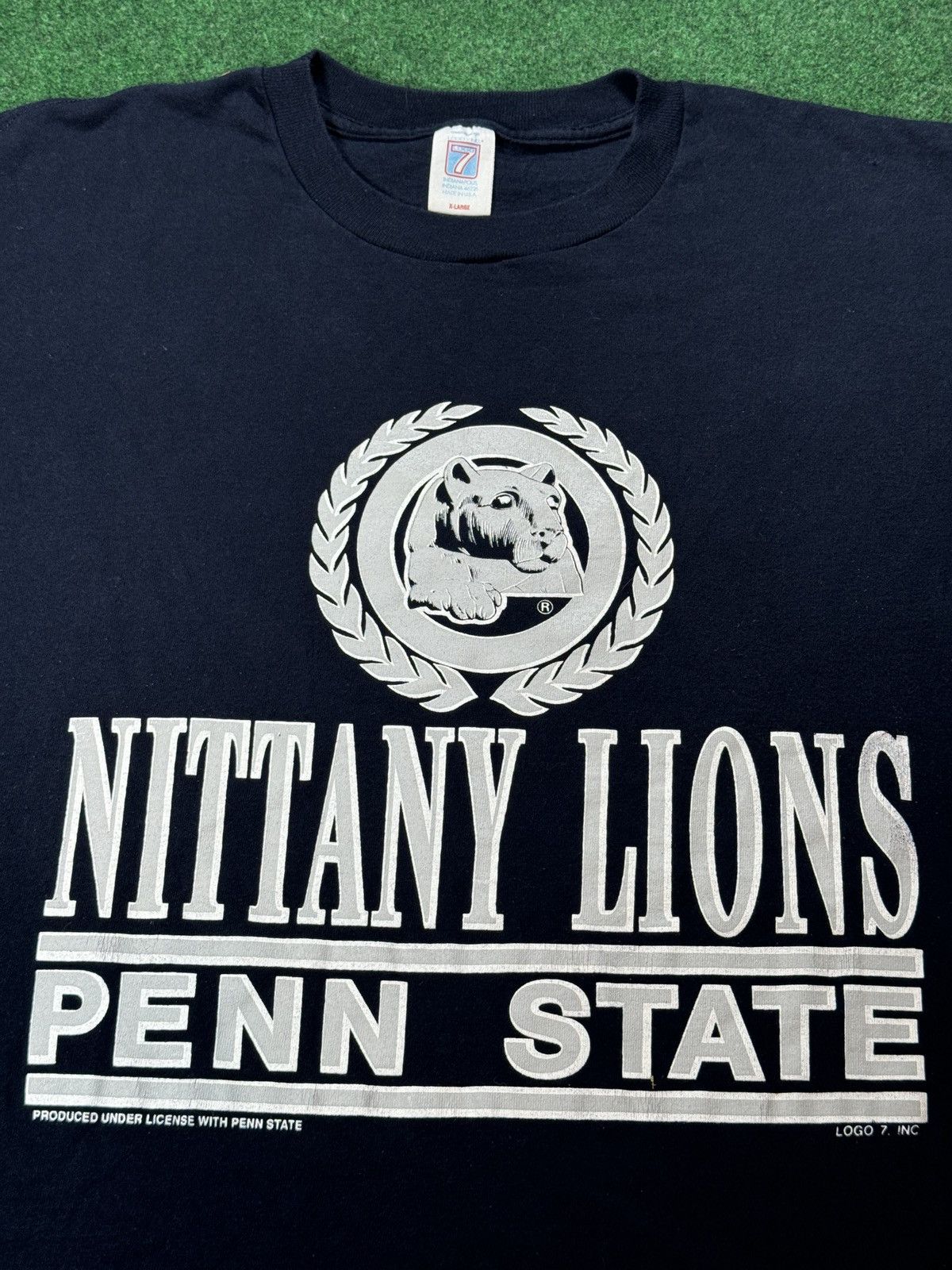 Logo 7 × NCAA × Vintage Vintage 90s Penn State Nittany Lions NCAA Logo 7 T Shirt Size US XL / EU 56 / 4 - 2 Thumbnail