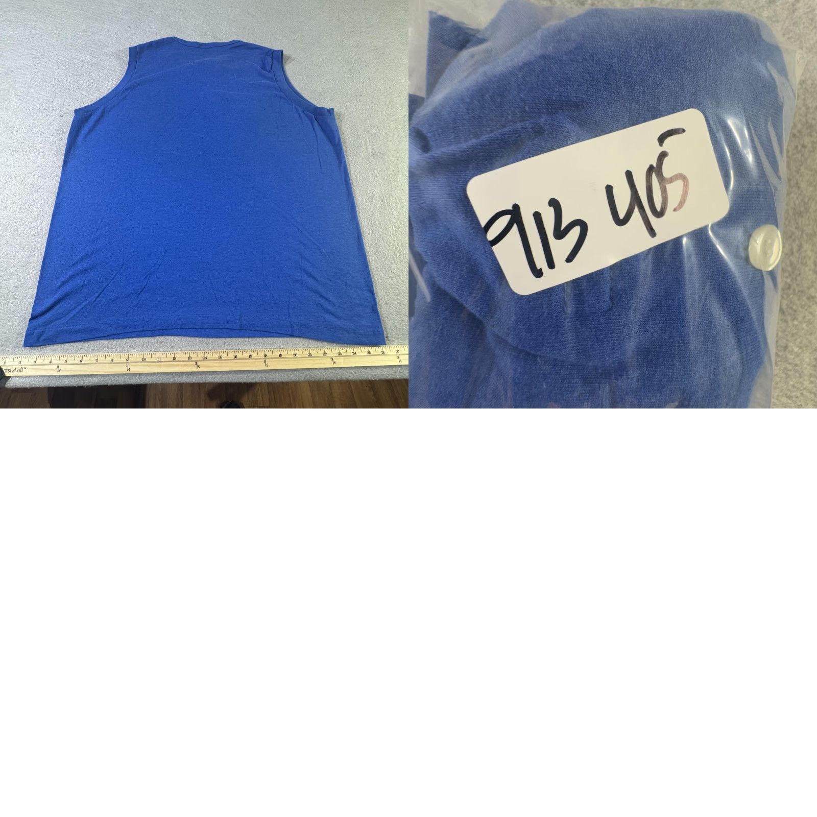 Vintage VINTAGE Eagle USA Tank Top Mens XL Blue Sleeveless Athletic Gym Muscle Fitness 2000s Size US XL / EU 56 / 4 - 8 Thumbnail