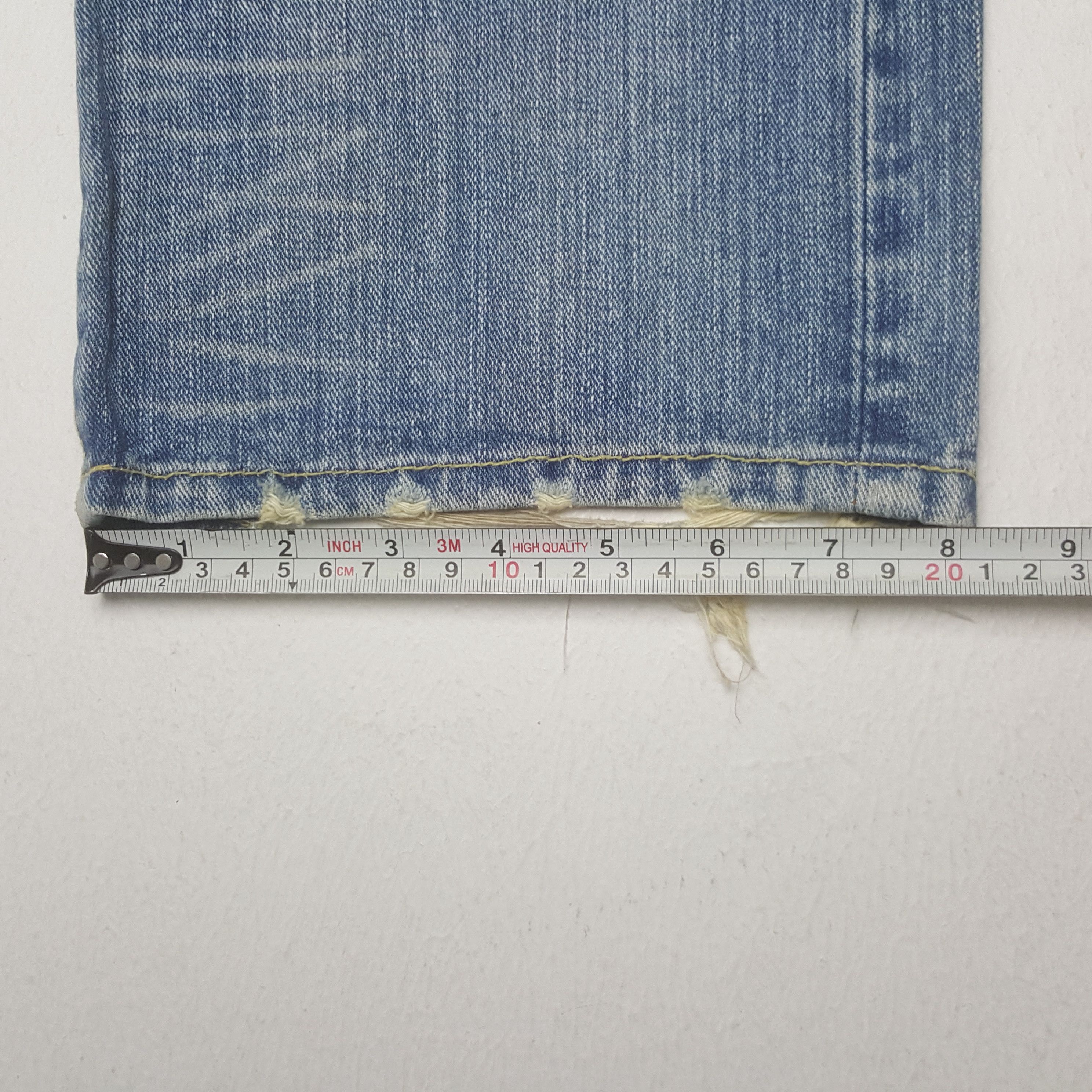 Japanese Brand Vintage Exribitionist Japanese Patchwork Denim Jeans Size US 32 / EU 48 - 14 Thumbnail