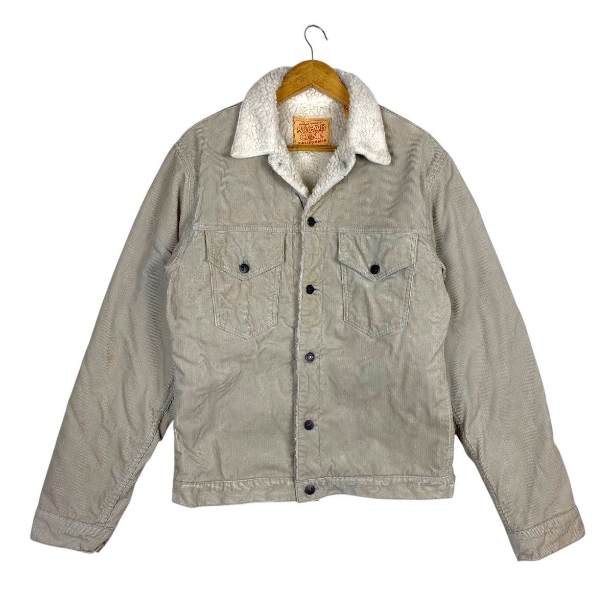 Sugar Cane × Toyo Enterprises 💥SUGAR CANE WESTERN TRUCKER CORDUROY SHERPA JACKET Size US M / EU 48-50 / 2 - 1 Thumbnail