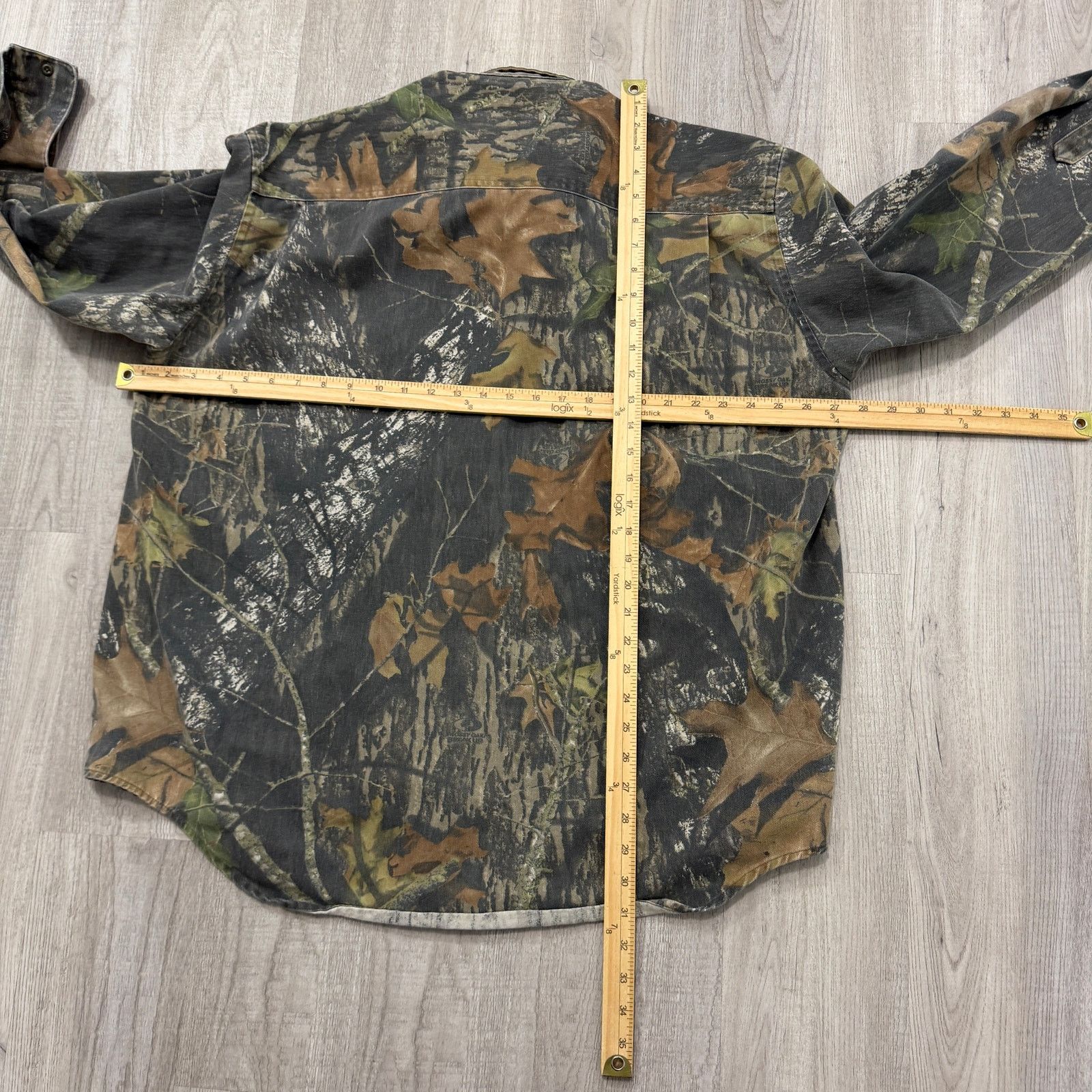 Vintage No Trace by Dan River Mossy Oak Camo Button Down Shirt XL Size US XL / EU 56 / 4 - 6 Thumbnail