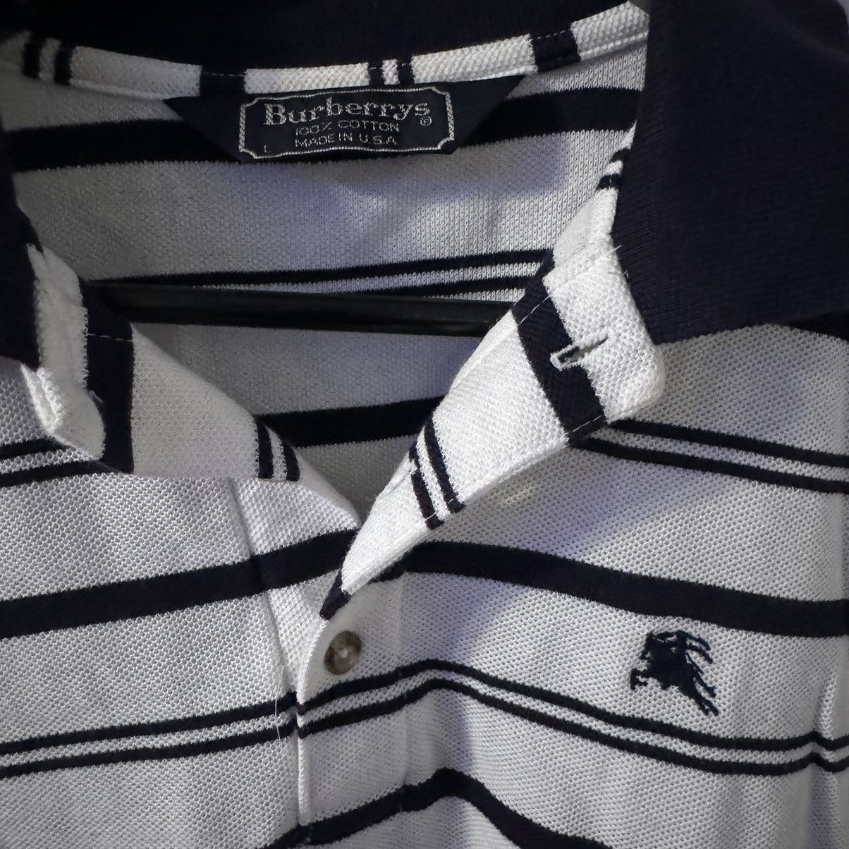 Burberry Burberry Striped Polo Shirt Size US M / EU 48-50 / 2 - 2 Thumbnail