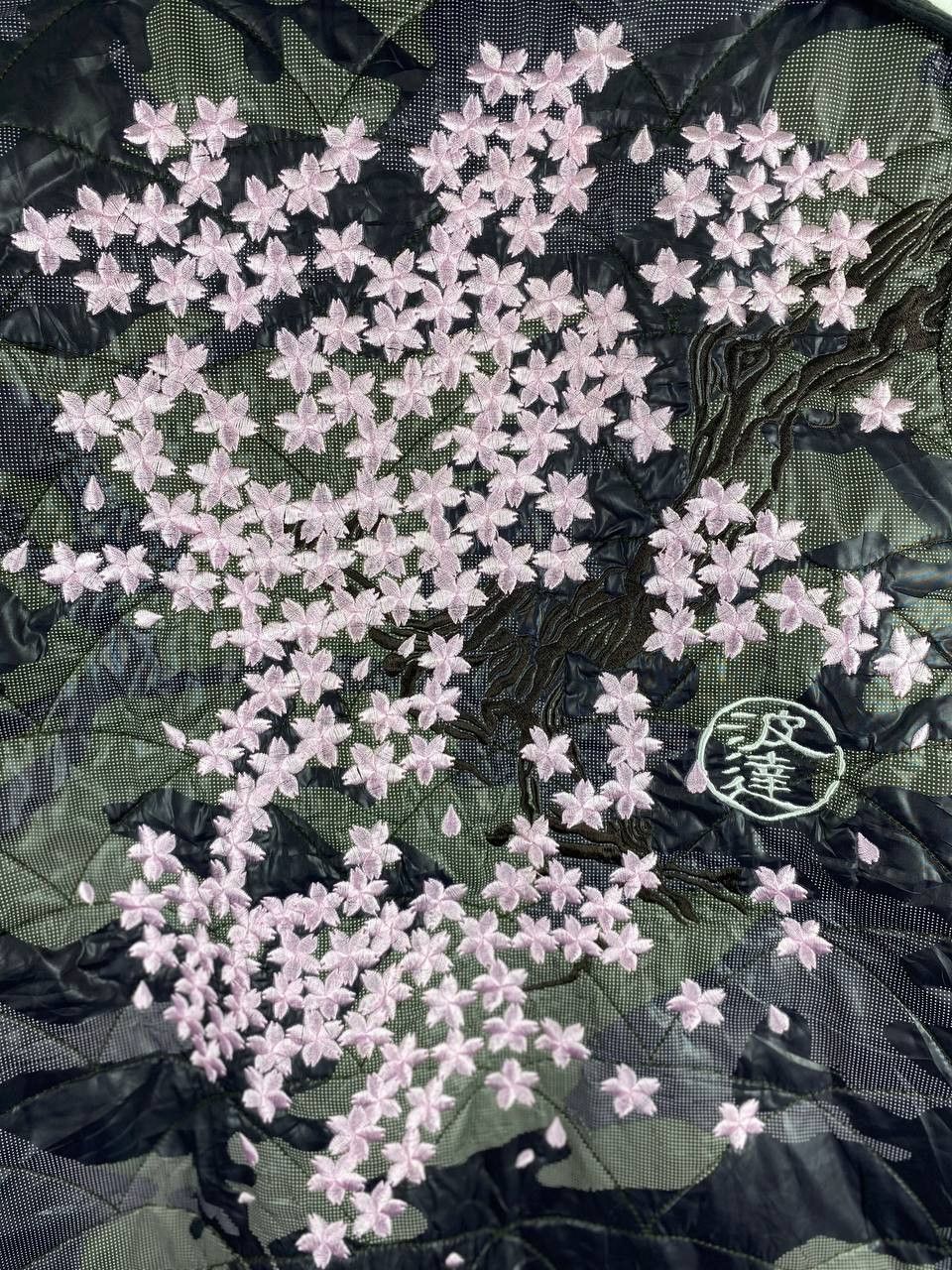 Japanese Brand japanese brands sukajan jacket sakura embroided nice design Size US XL / EU 56 / 4 - 11 Thumbnail
