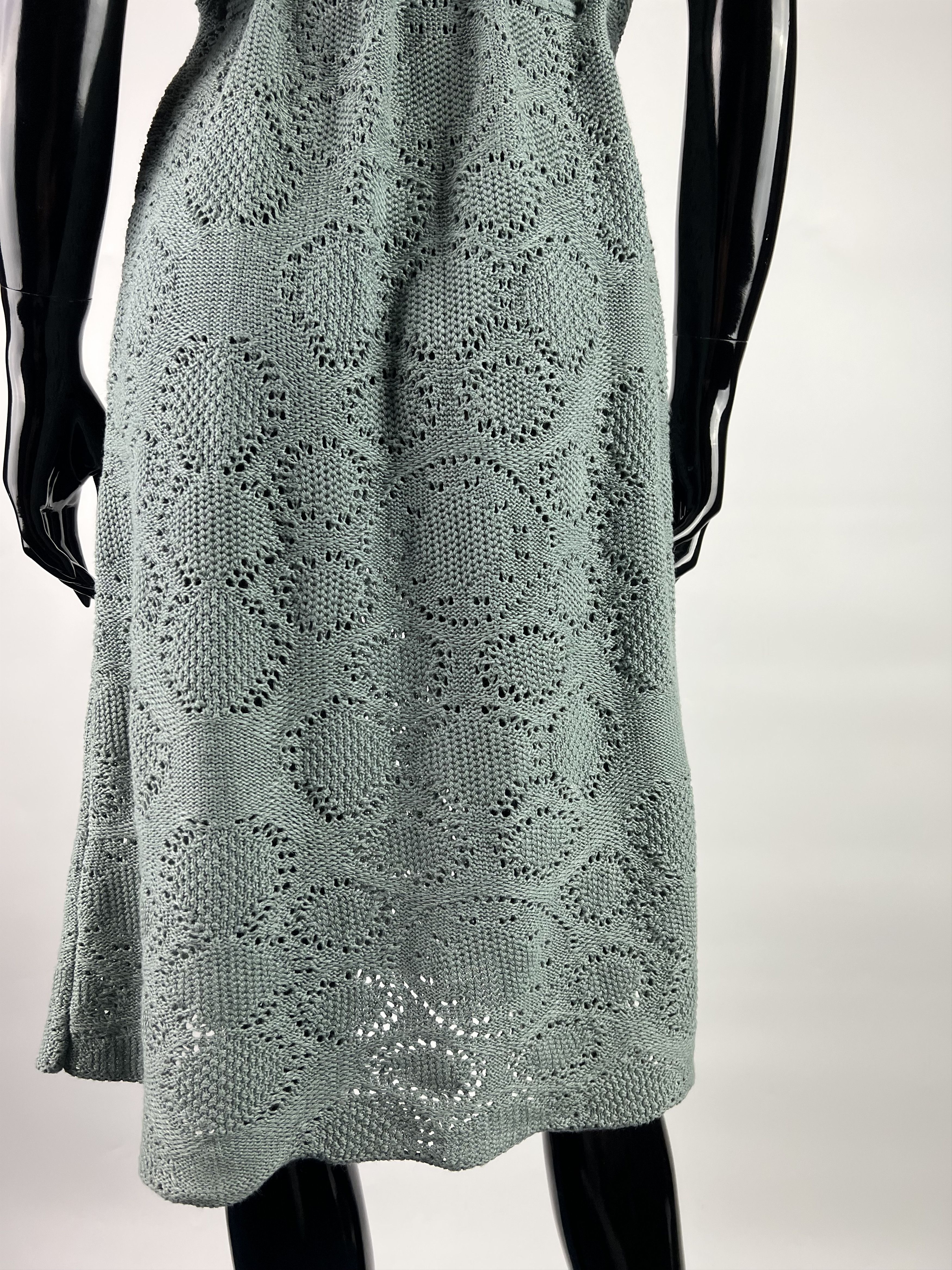 Other Falconeri Mesh Knit Belted Midi Dress Size L Size L / US 10 / IT 46 - 5 Thumbnail