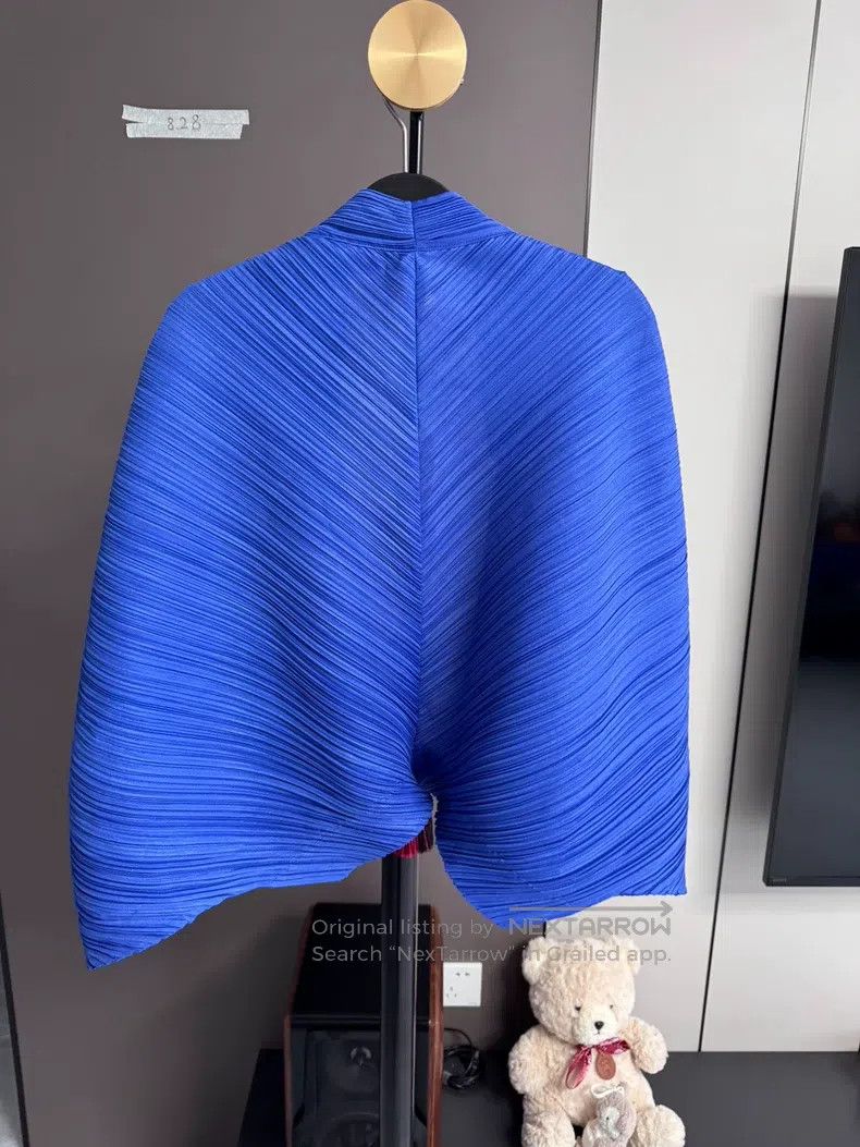 Issey Miyake Issey Miyake Blue Cardigan Size L / US 10 / IT 46 - 3 Thumbnail