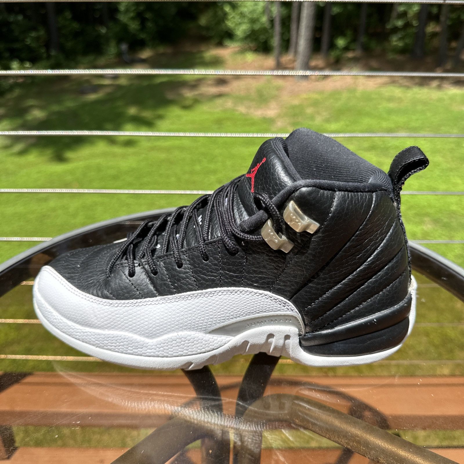 Jordan Brand Nike Air Jordan 12 Retro Playoffs 153265-006 GS Sz 6y Size US 6 / EU 39 - 4 Thumbnail