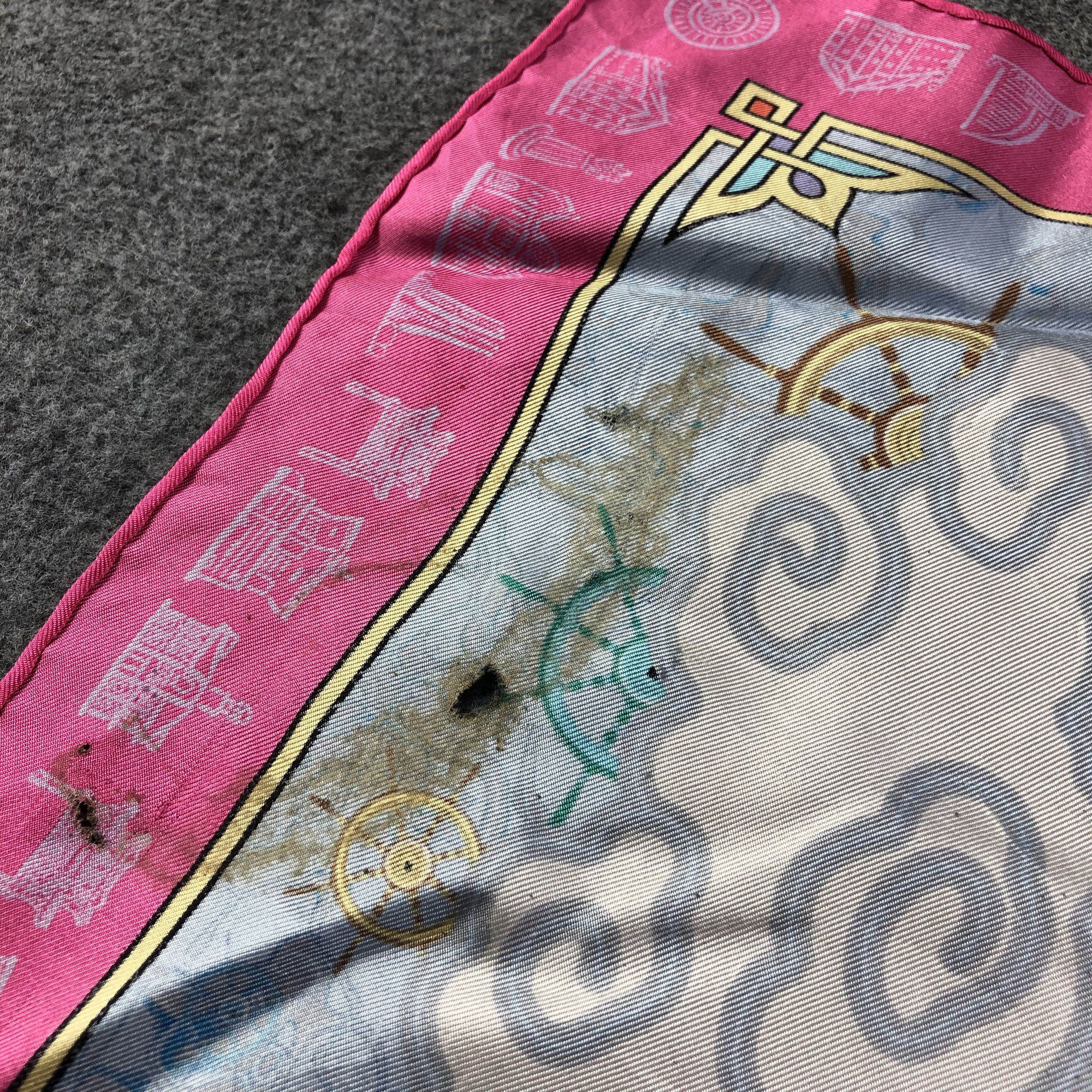 Japanese Brand Yokohama Silk Museum Luxury Silk Scarf M473 Size ONE SIZE - 9 Thumbnail