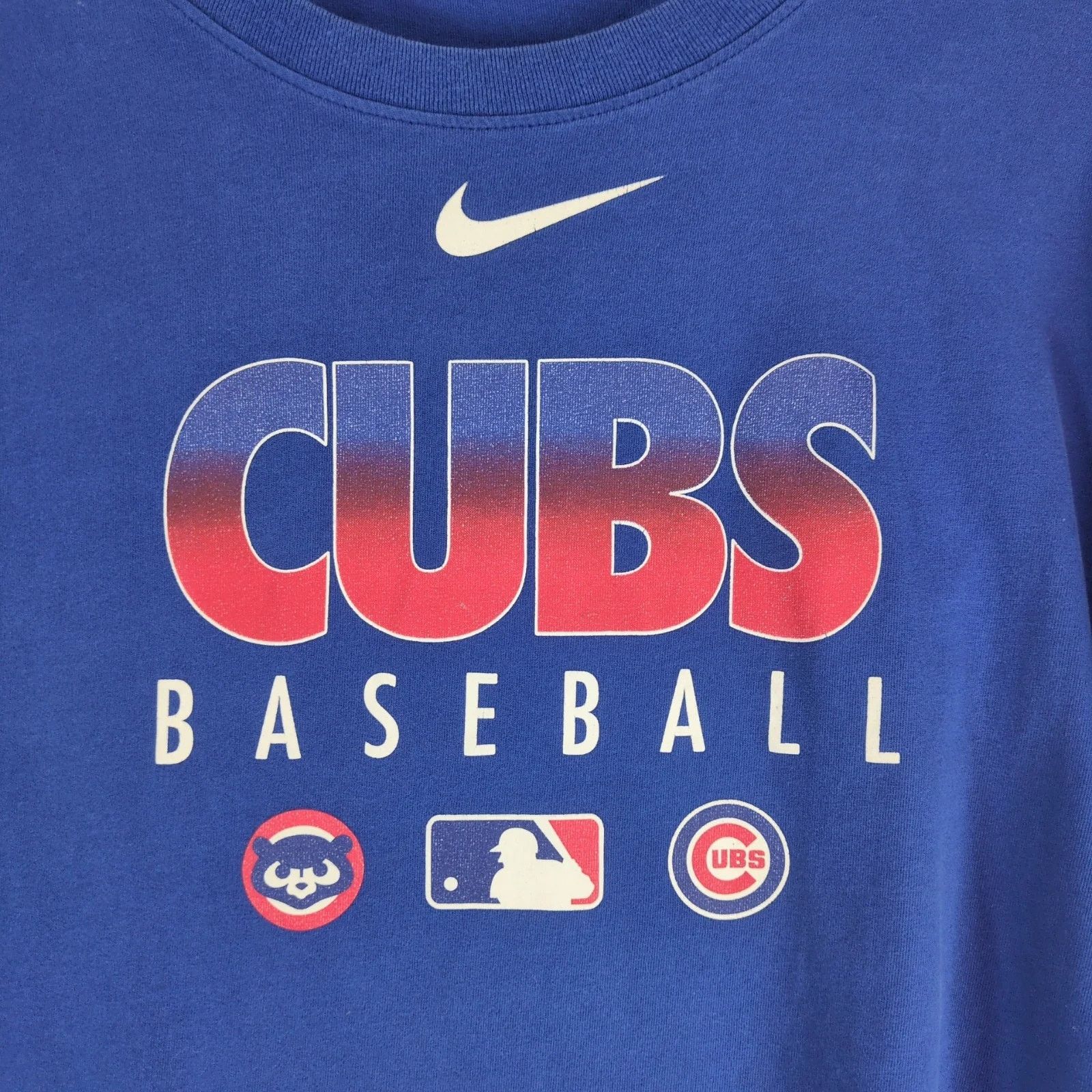 Nike Nike Chicago Cubs Baseball Men's XL Graphic T-Shirt Dri-Fit Size US XL / EU 56 / 4 - 2 Thumbnail
