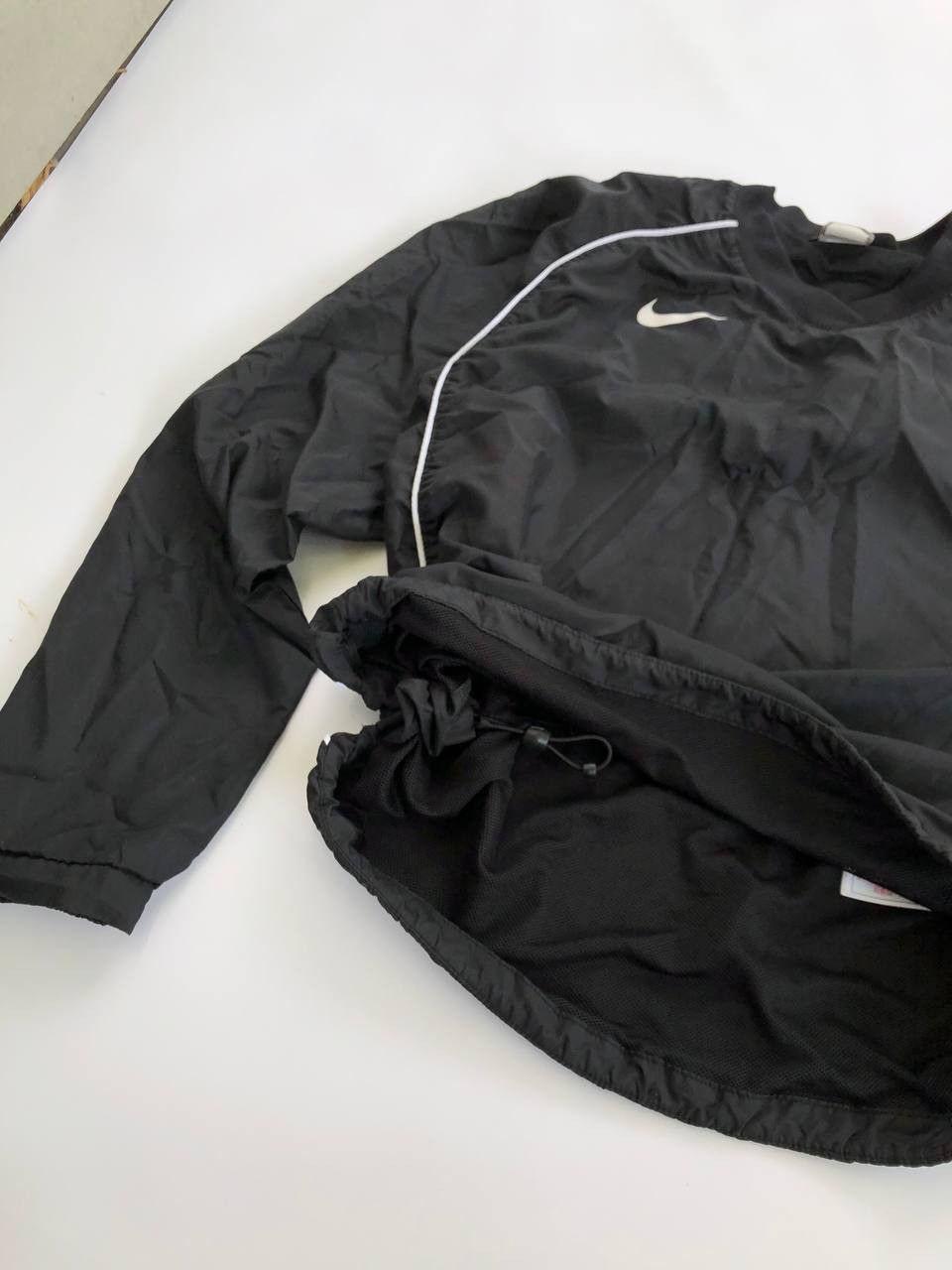 Nike Vintage Nike Nylon Sweatshirt Mini Logo Drill Y2K Size US M / EU 48-50 / 2 - 4 Thumbnail