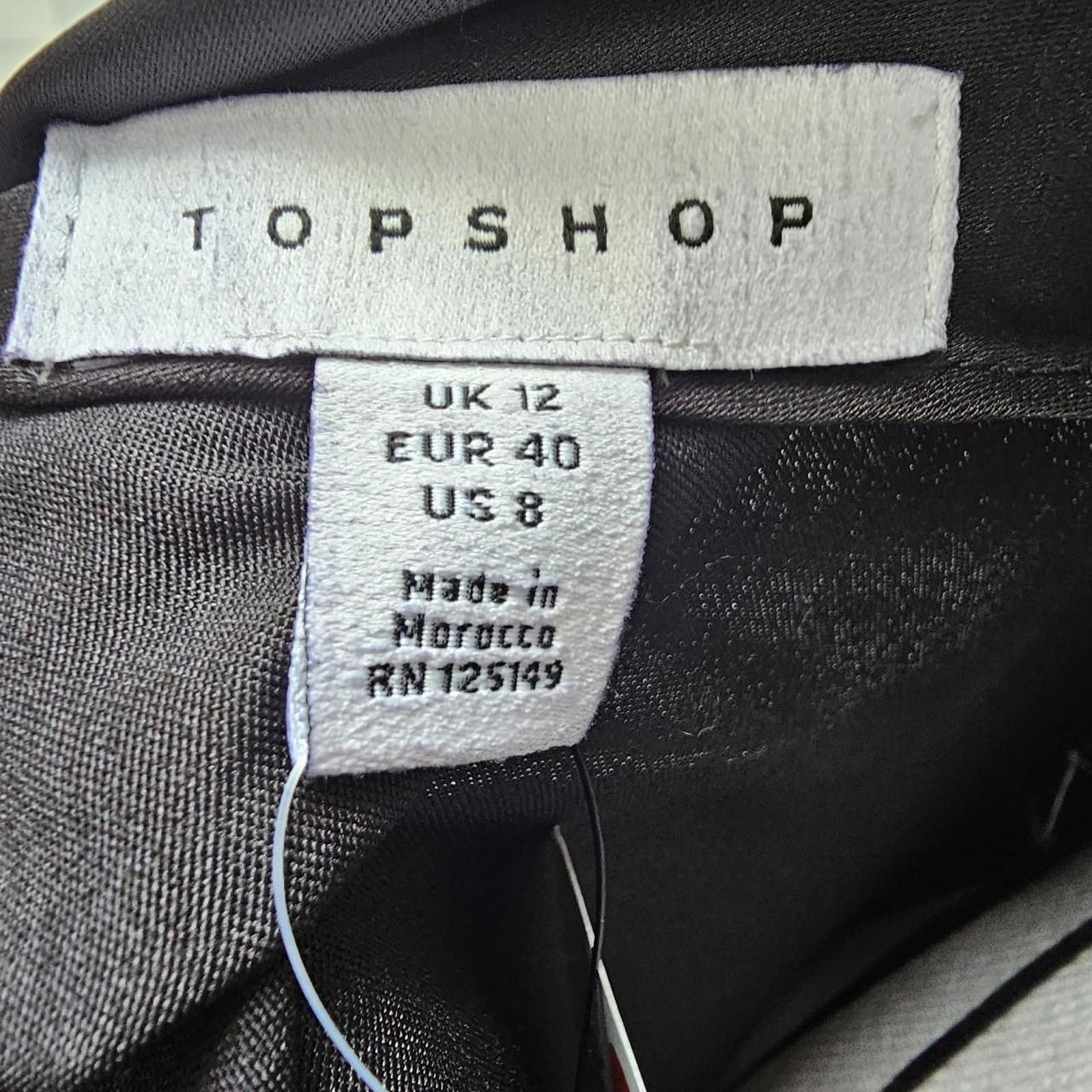 Topshop Topshop Women's Black Formal Dress NWT Size M / US 6-8 / IT 42-44 - 5 Thumbnail