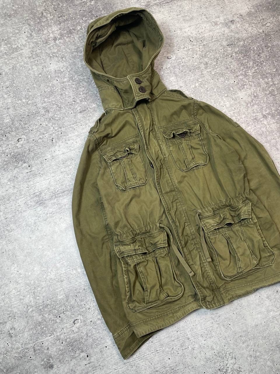 Abercrombie & Fitch Vintage Abercrombie And Fitch Military Parka Jacket Y2K Size US M / EU 48-50 / 2 - 2 Thumbnail