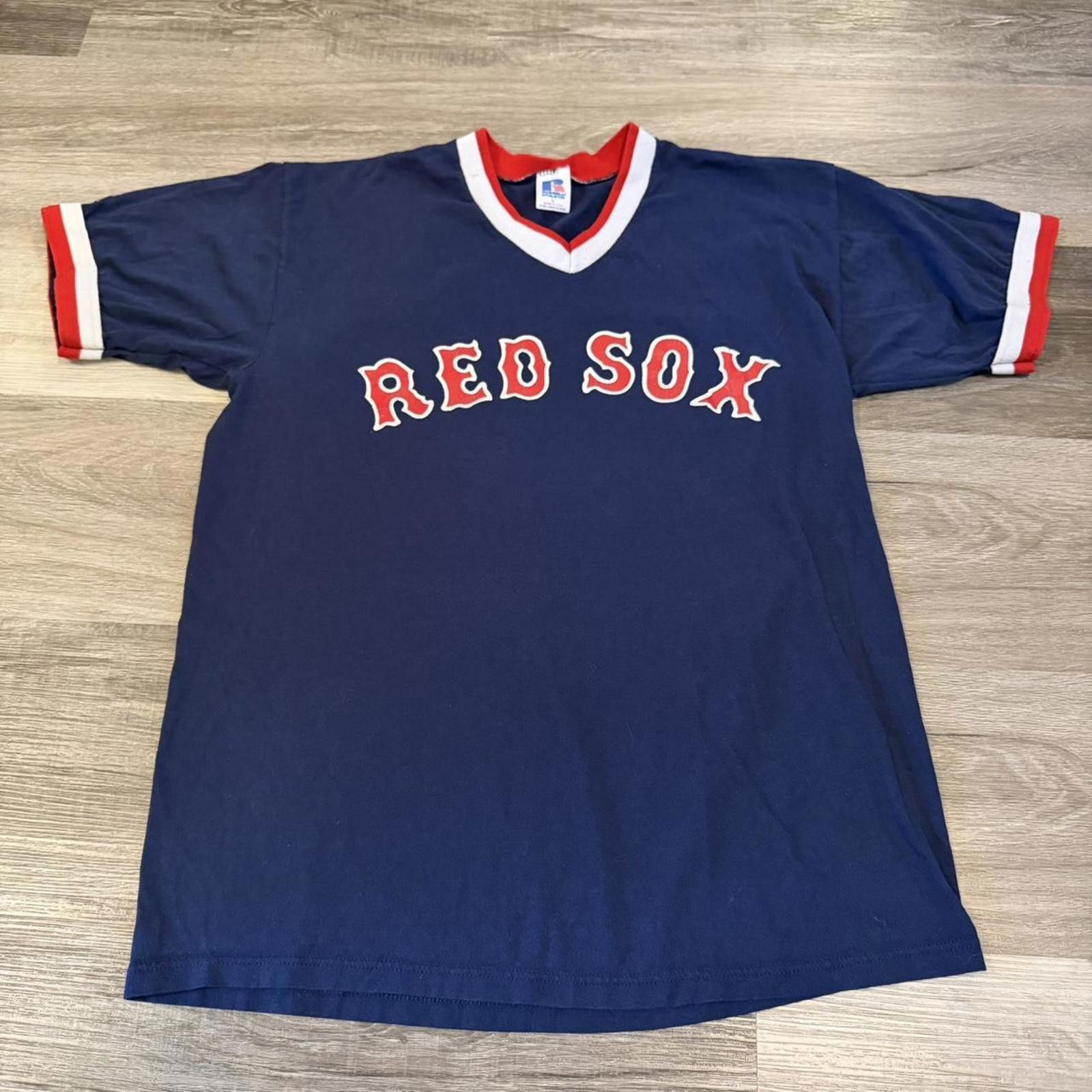Russell Athletic Vintage Boston Red Sox Russell athletic jersey t shirt 90s Size US L / EU 52-54 / 3 - 3 Thumbnail