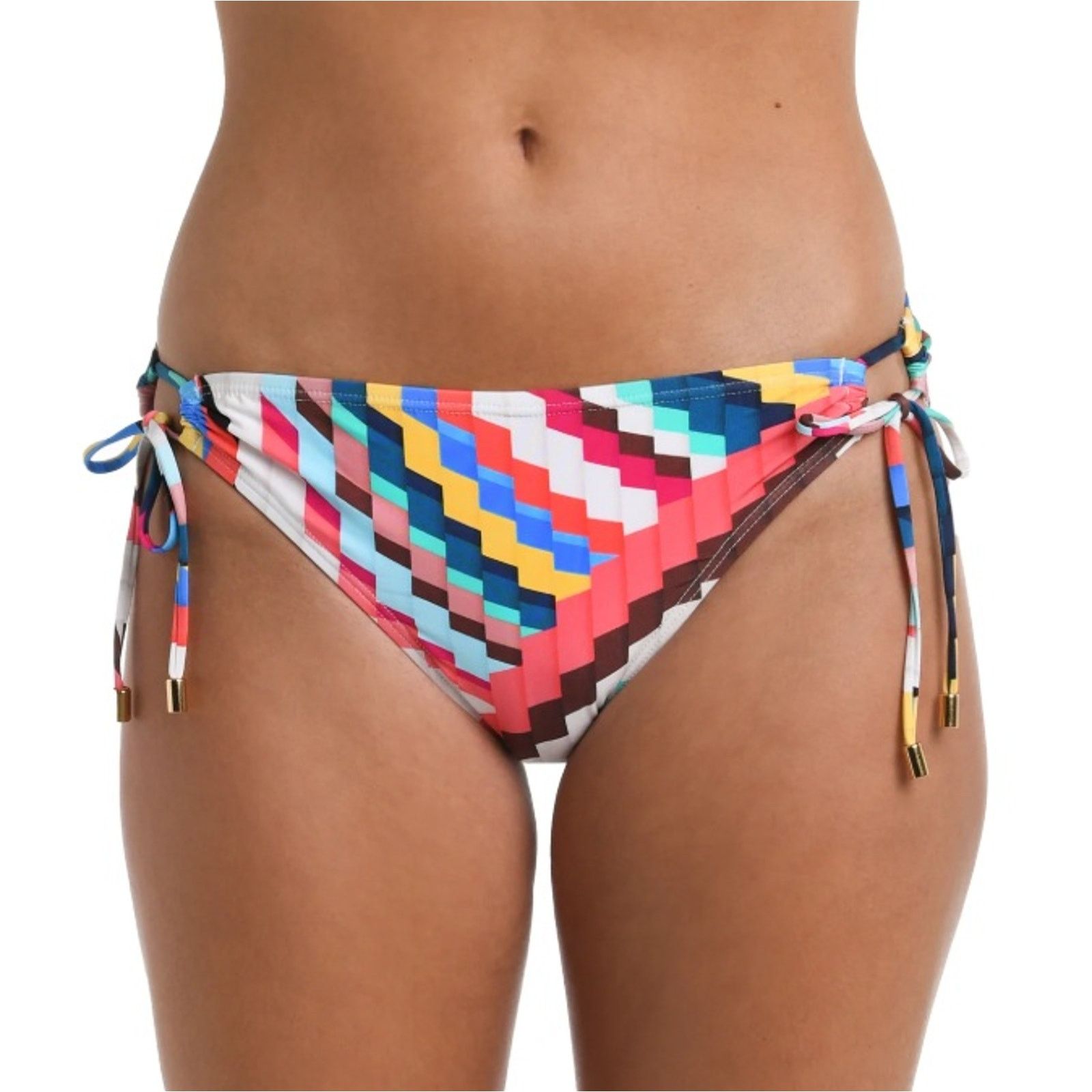 The Unbranded Brand La Blanca Women Multi Hipster Swim Bikini Bottom Size US 10 Size L / US 10 / IT 46 - 1 Thumbnail