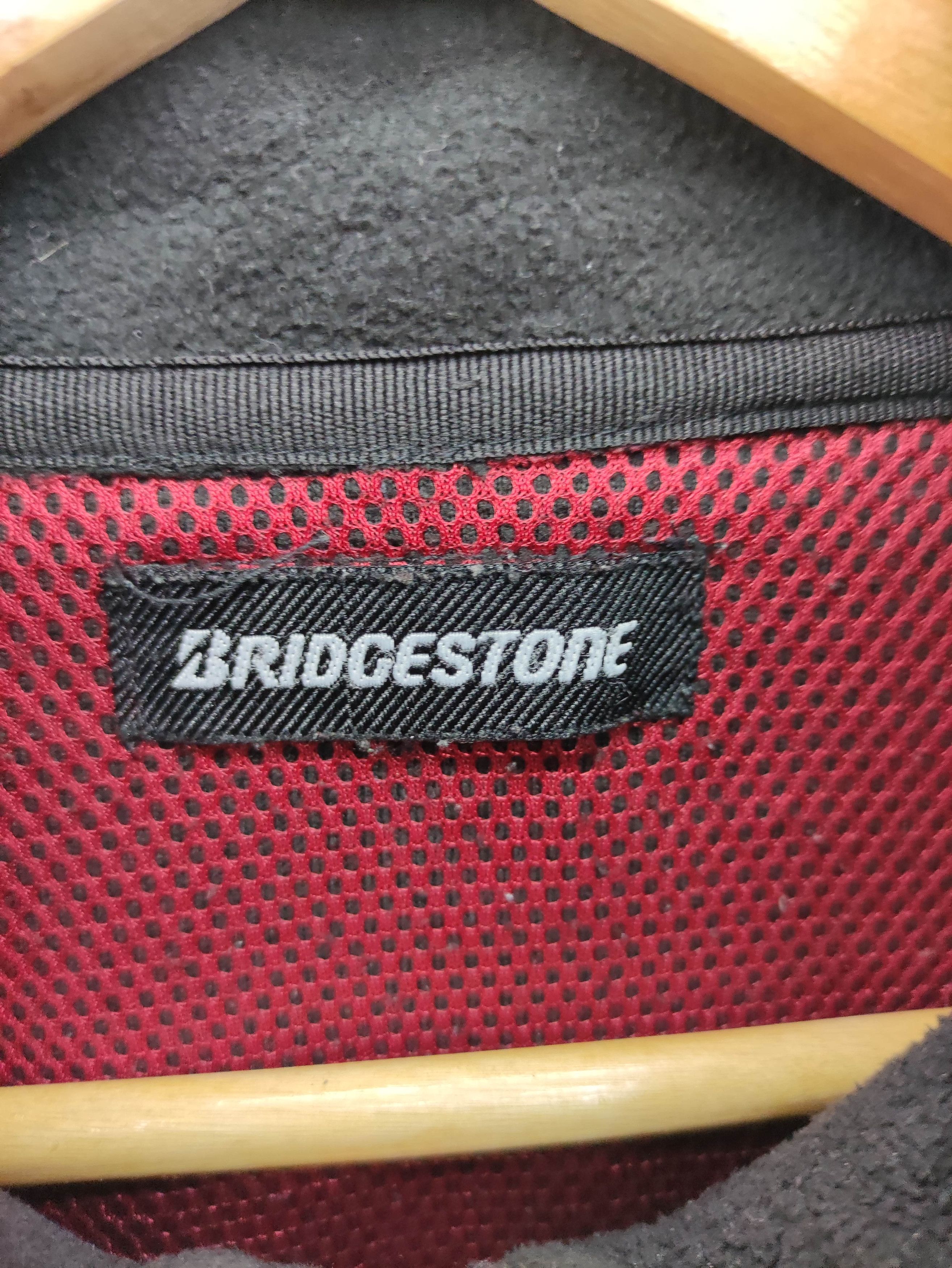 Japanese Brand Vintage Bridgestone Fleece Sweater Jacket Zipper Size US L / EU 52-54 / 3 - 2 Thumbnail