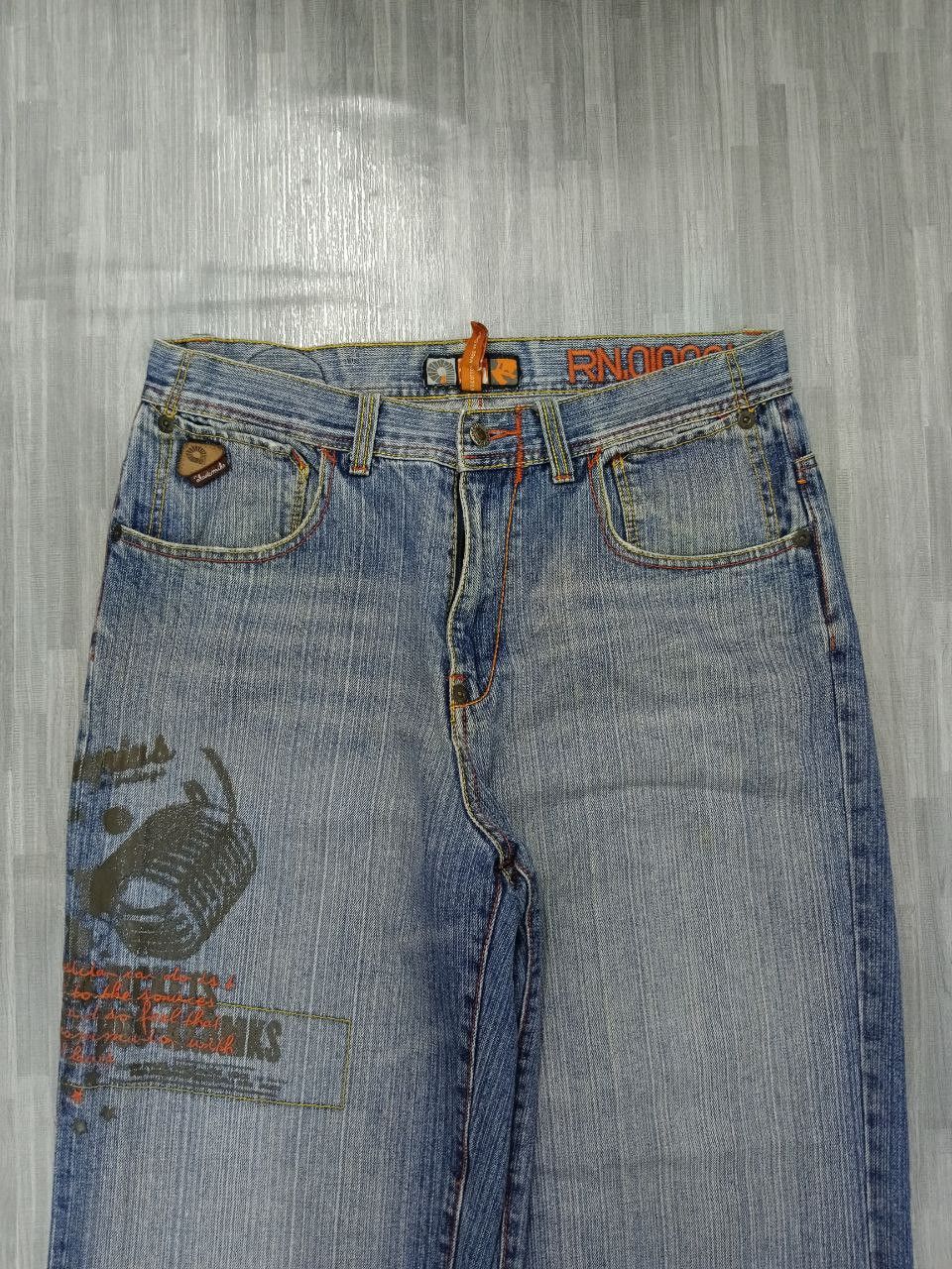Akademiks BAGGY SICK🔥ILLUSTRATION AKADEMIKS DENIM PANTS Size US 33 - 4 Thumbnail