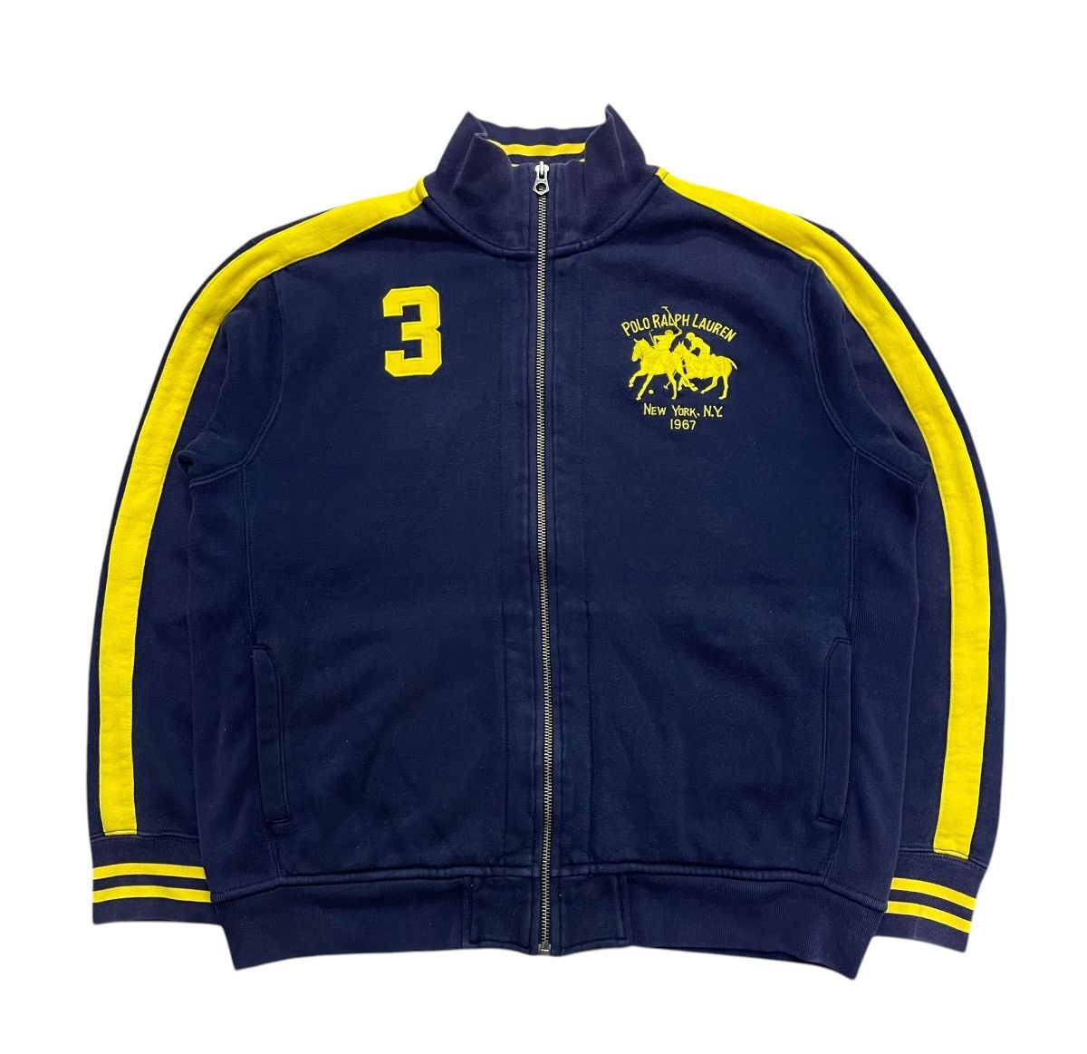 Polo Ralph Lauren Vintage Polo Ralph Lauren New York No.3 Sweater Size US XL / EU 56 / 4 - 1 Thumbnail
