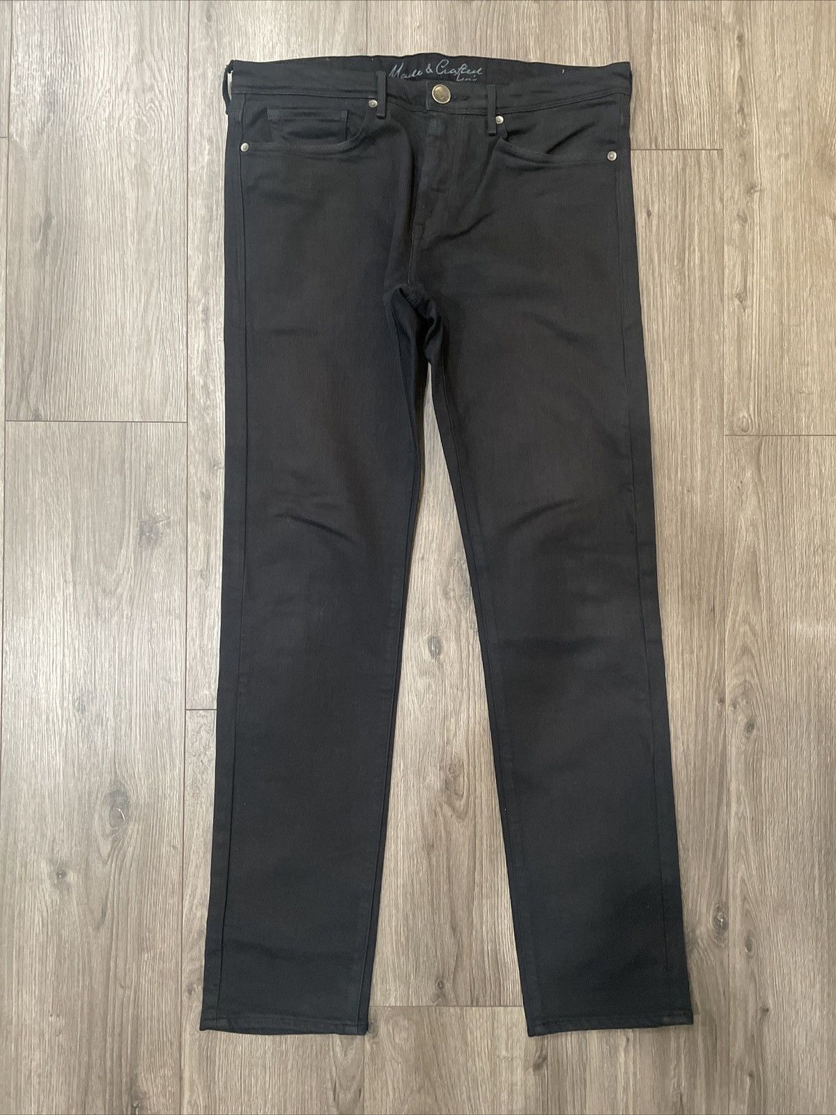 Levi's Made & Crafted Levi’s L03 - Slim Fit Black Denim Jeans Size US 32 / EU 48 - 1 Thumbnail