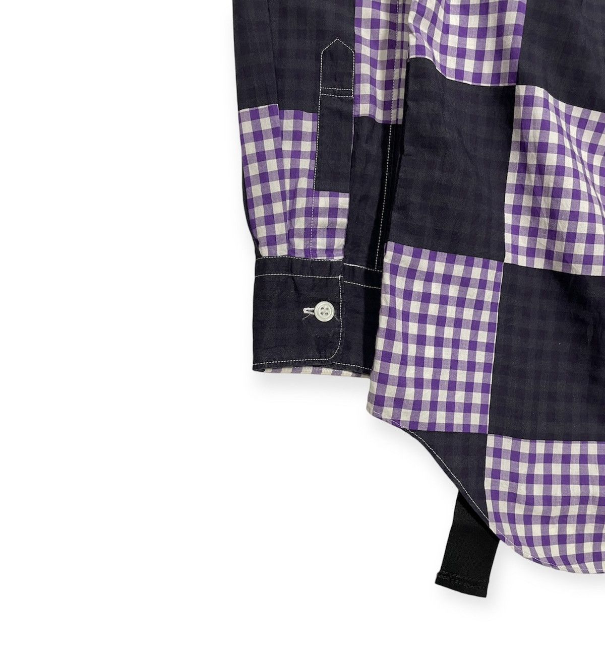 Comme des Garcons Homme Plus SS01 “Duchamp” Checkered Bondage Shirt Size US M / EU 48-50 / 2 - 6 Thumbnail