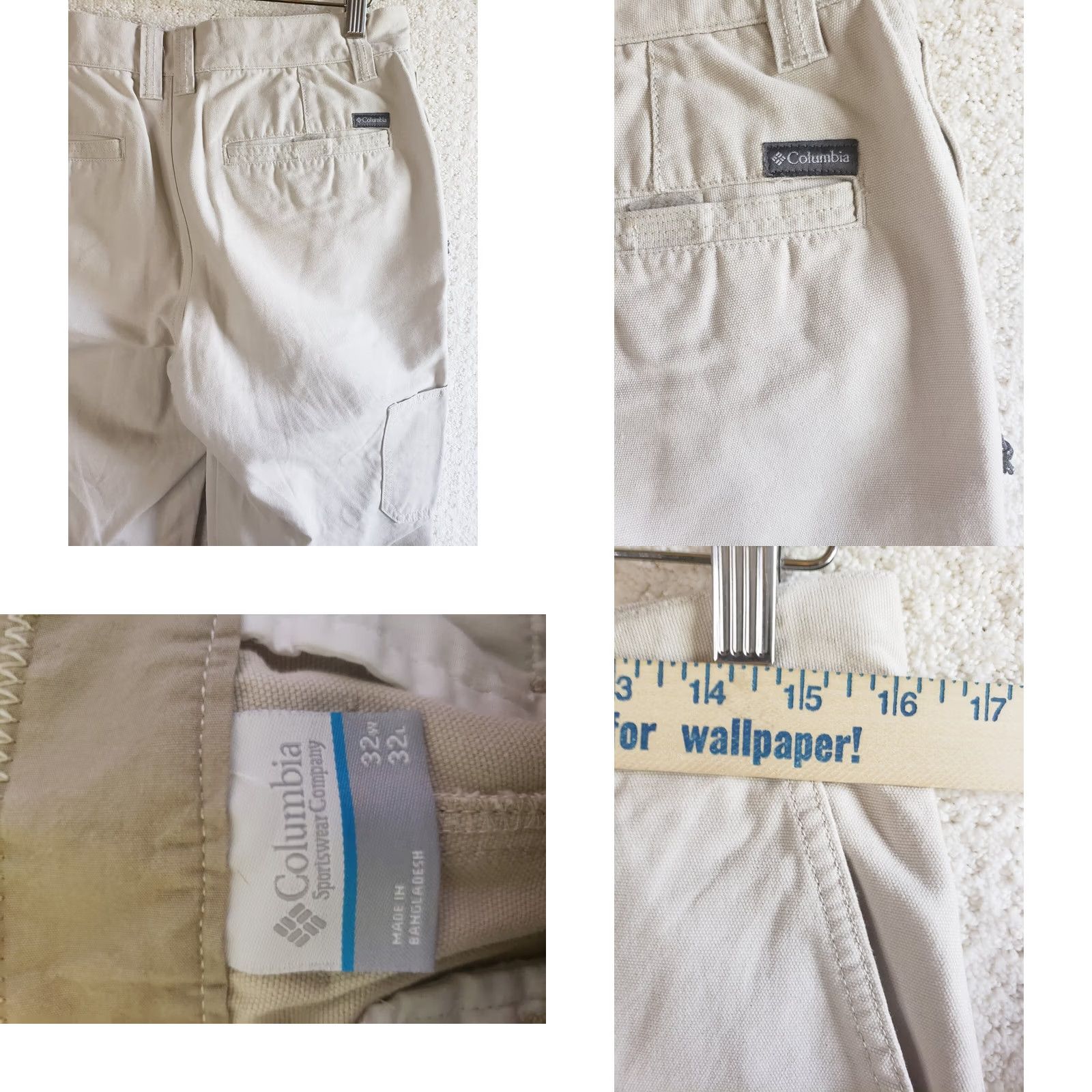 Vintage Columbia Men's Chino Pants Beige Size 32x32 Straight Leg Regular Fit Cotton Shirt? Size US 32 / EU 48 - 8 Thumbnail