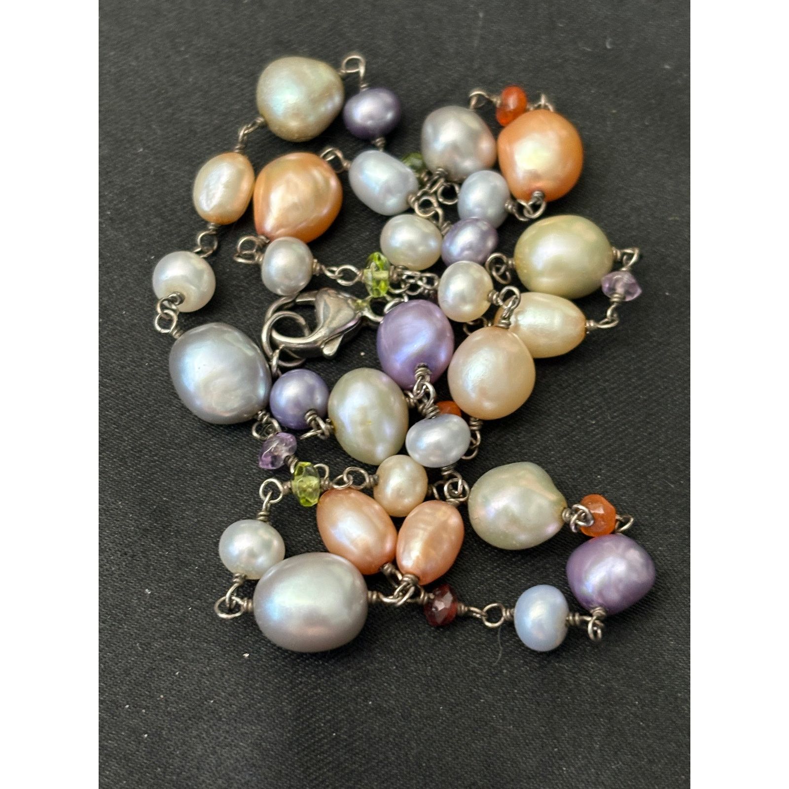 Other Genuine Honora Freshwater Pearl Necklace 17" Sterling Silver Size ONE SIZE - 9 Thumbnail