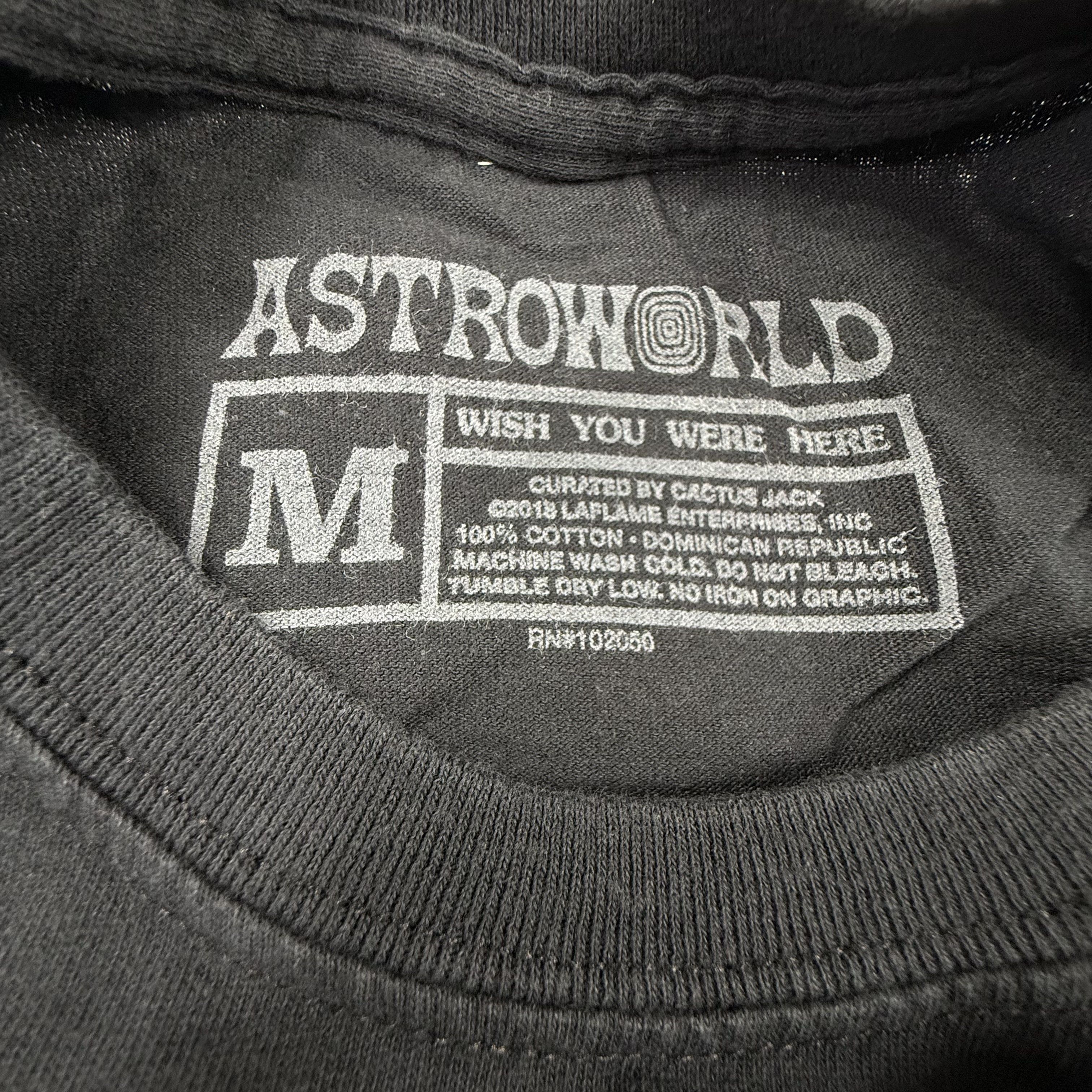 Travis Scott Travis Scott Astroworld Wish You Were Here Tour 2018 Tee Size US M / EU 48-50 / 2 - 5 Thumbnail