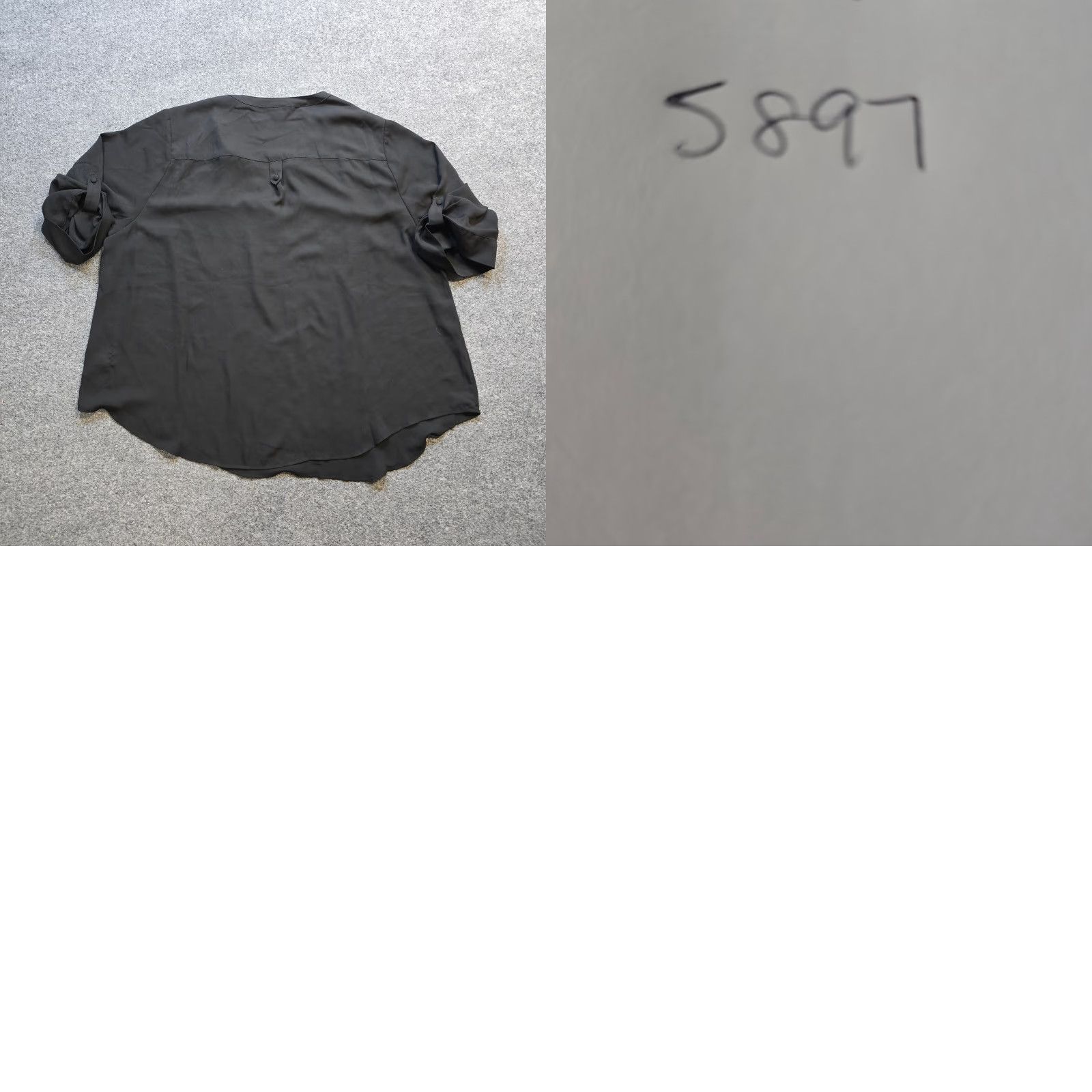 Torrid Torrid Top Womens 3X Black Sheer Harper V Neck Button Career Casual Minimal Blouse Shirt Size XXL / US 16-18 / IT 52-54 - 8 Thumbnail