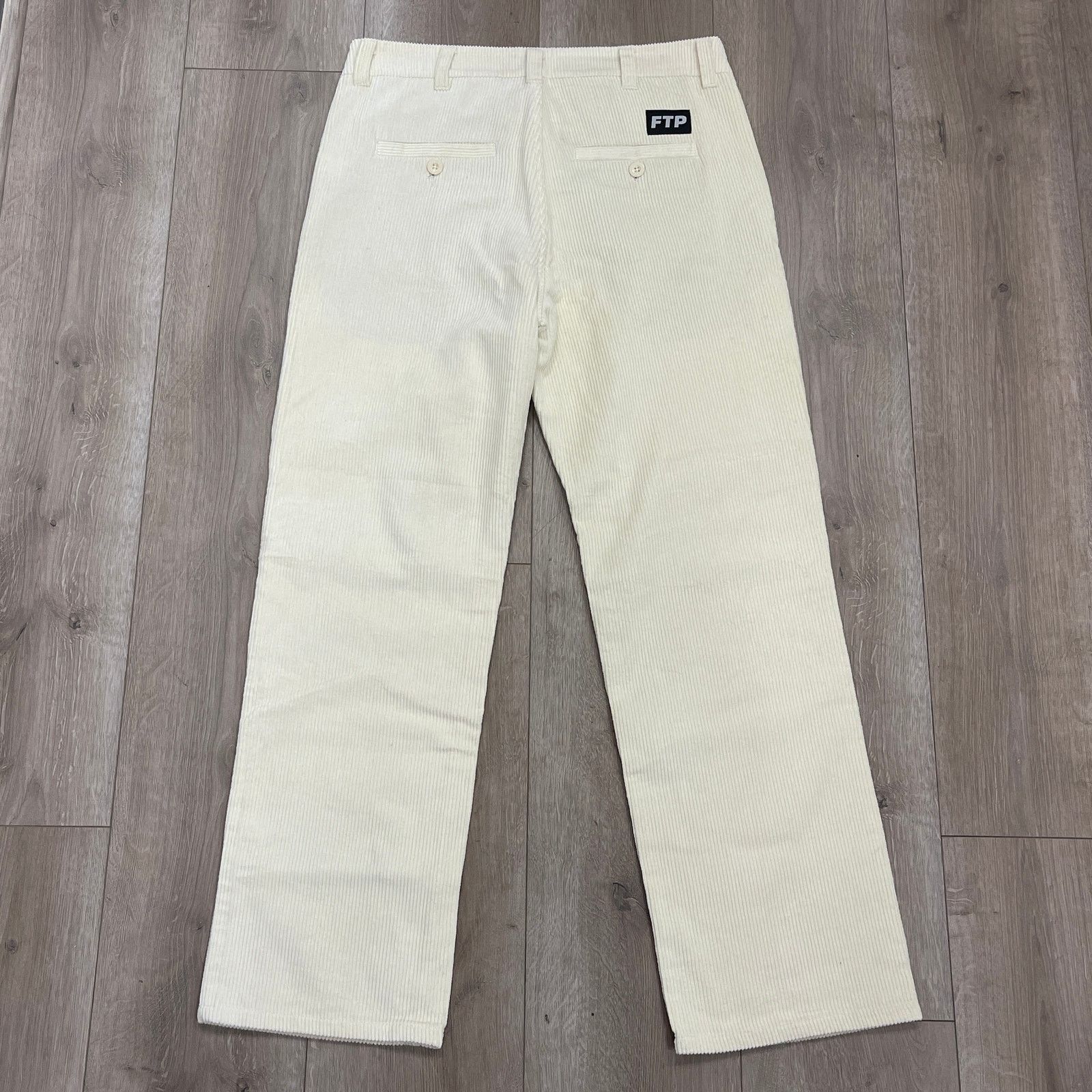 Fuck The Population SS22 FTP Corduroy Chino Pant Cream SIZE 34 B7 Size US 34 / EU 50 - 6 Thumbnail