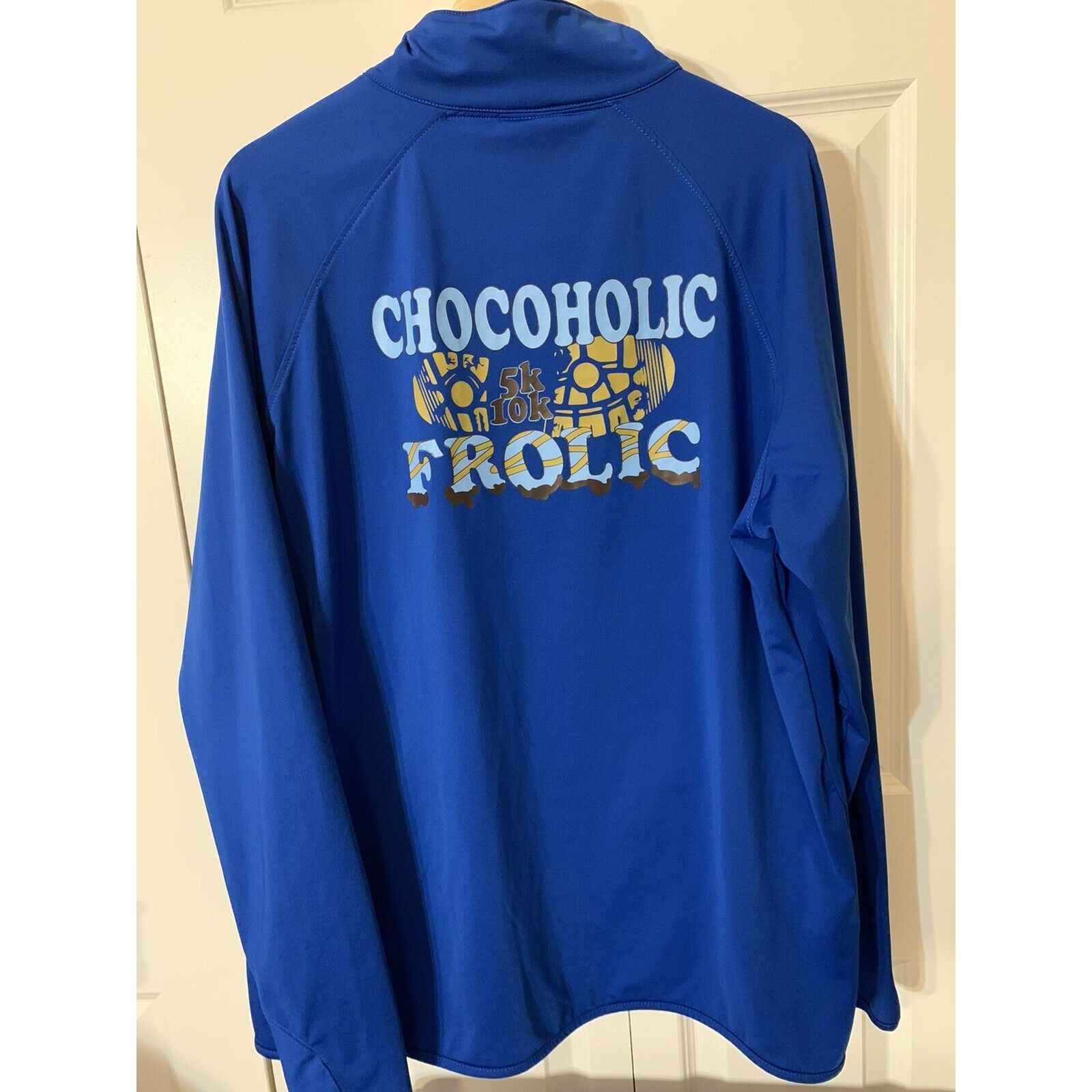 Other Run For Chocolate Chocoholicfrolic 1/4 Zip 5k 10k Blue 1/4 Z Size US XL / EU 56 / 4 - 1 Thumbnail