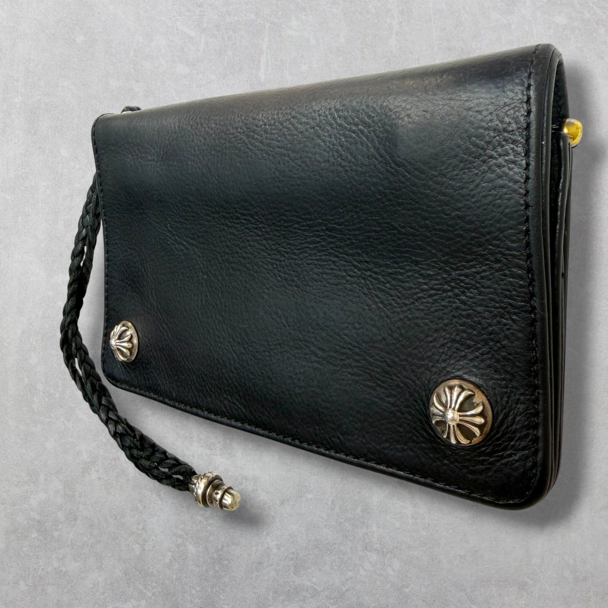 Chrome Hearts Chrome Hearts 2 Zip Crossball Wallet w/ Strap Size ONE SIZE - 2 Thumbnail