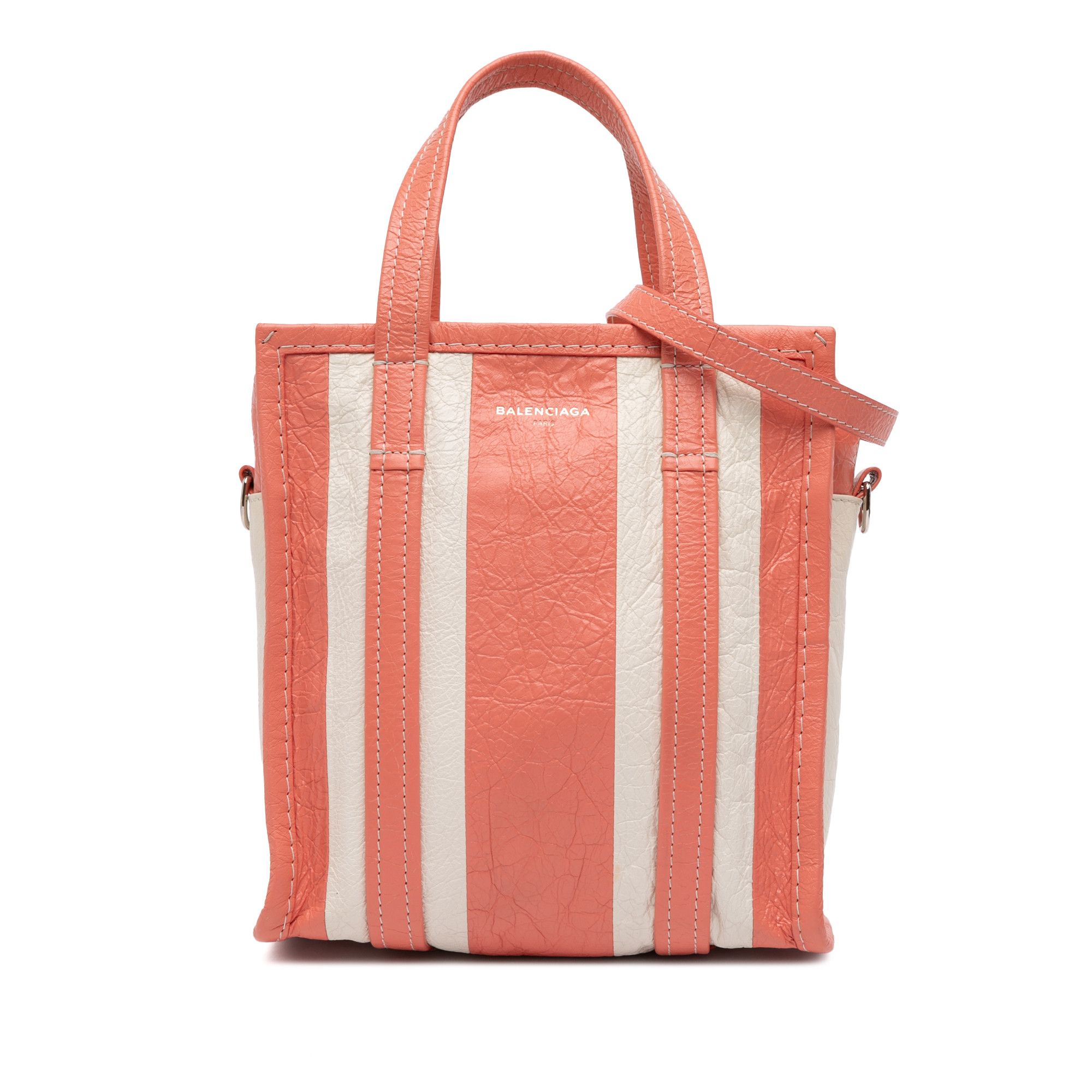 Balenciaga Balenciaga XS Lambskin Bazar Shopper Satchel Size ONE SIZE - 1 Thumbnail