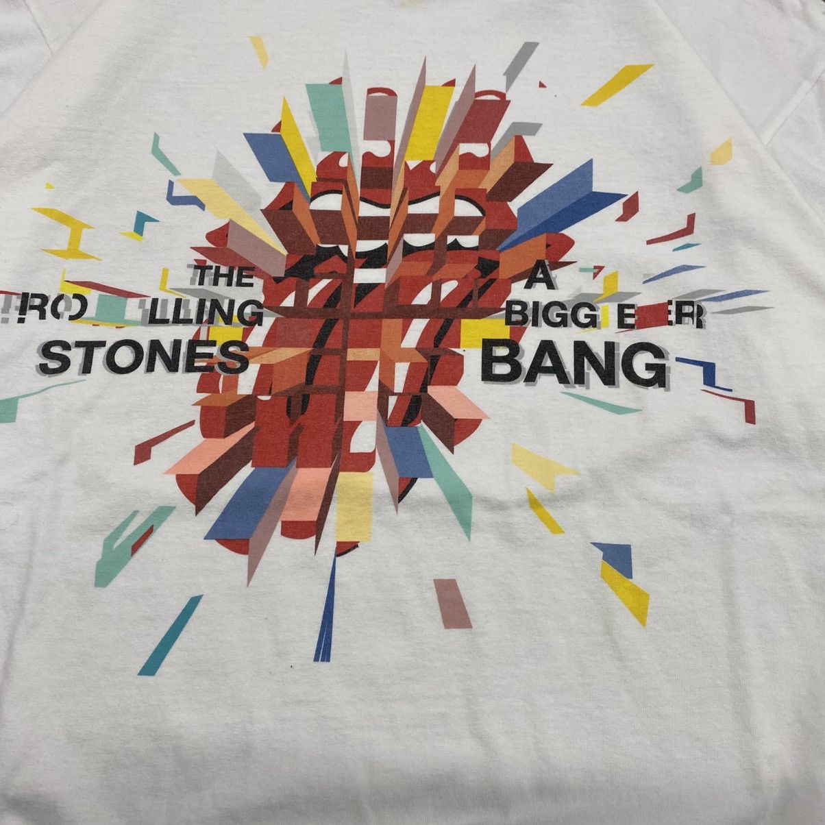 Anvil Vintage 2000s The Rolling Stones A Bigger Bang Tour Band Tee Size US L / EU 52-54 / 3 - 2 Thumbnail
