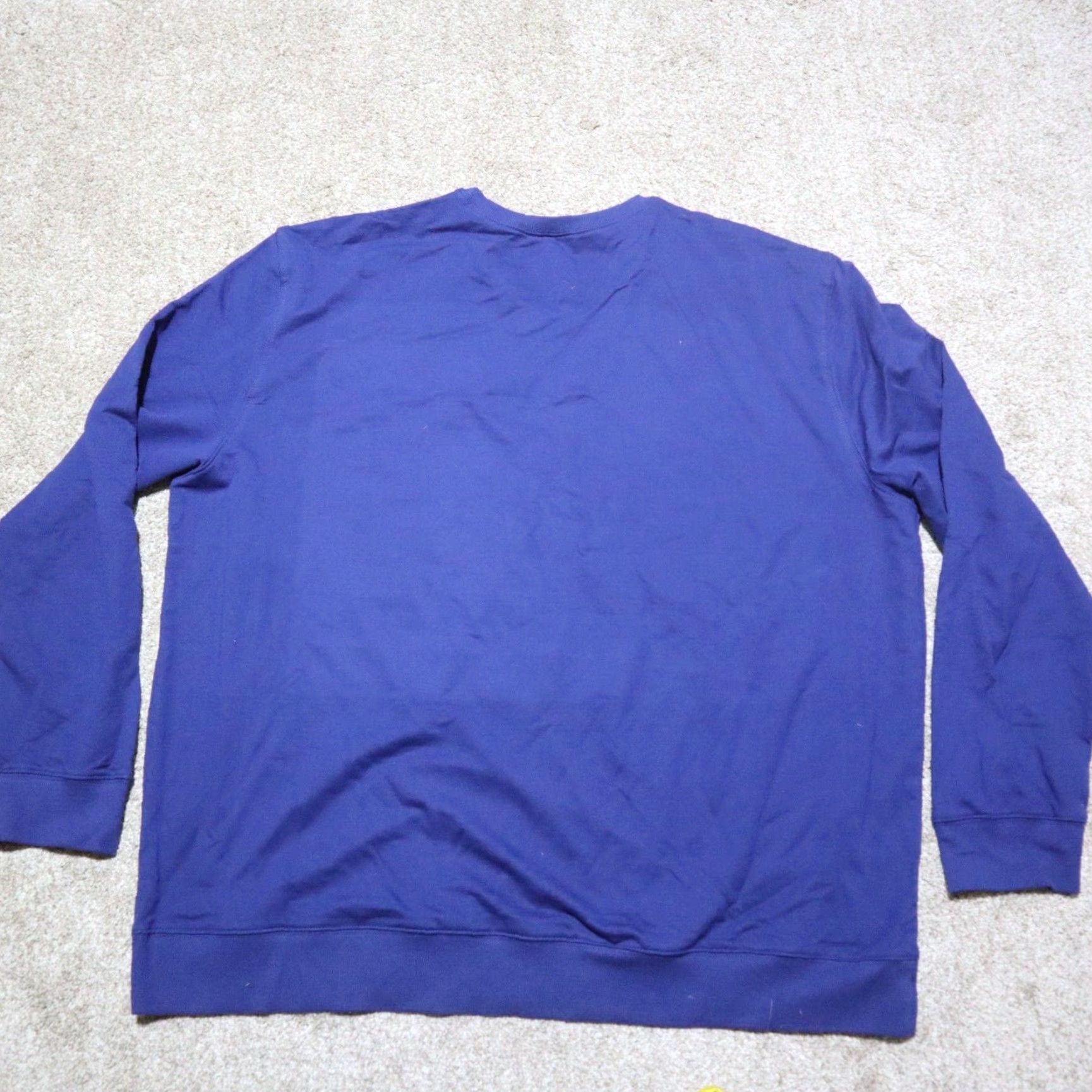 Vintage Let's Go Brandon Blue Sweater Men XL Hoodie Funny Gift Size US XL / EU 56 / 4 - 8 Thumbnail