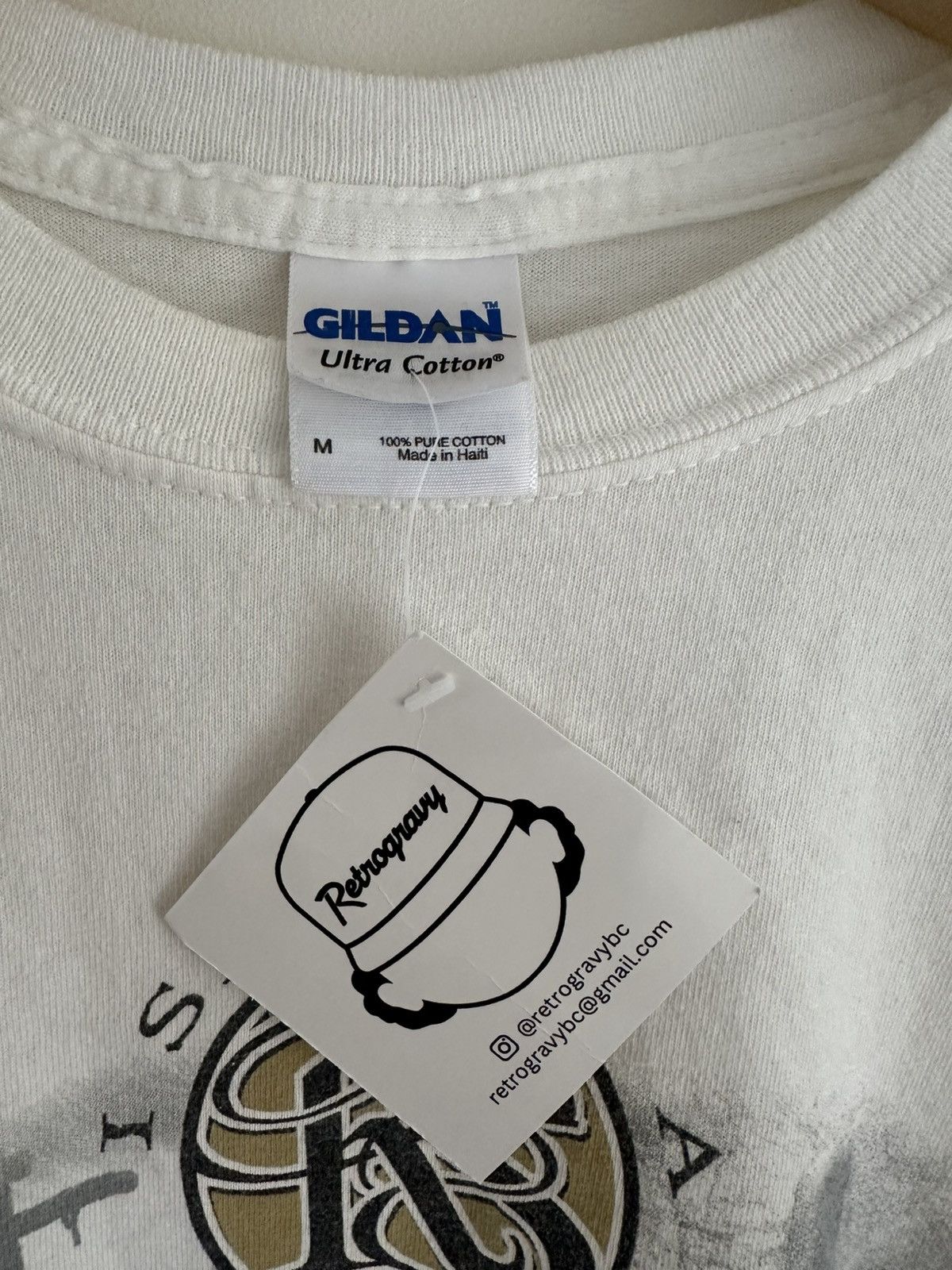 Gildan × Vintage Vintage Jesus Tee Risen Savior Graphic Salvation Christ M Size US M / EU 48-50 / 2 - 6 Thumbnail