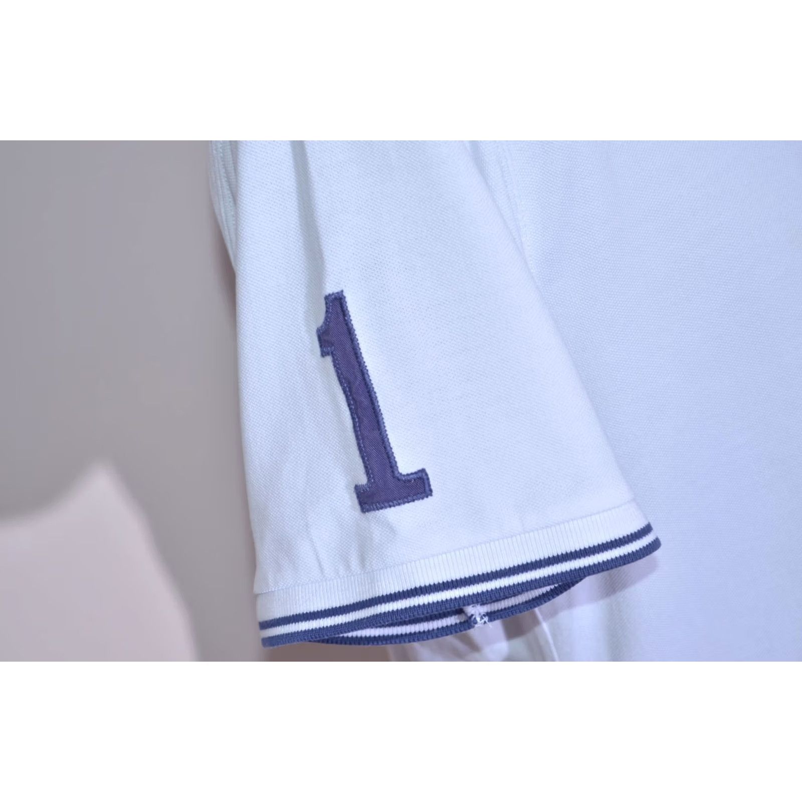 Hackett Hackett Polo Shirt Short Sleeve White Navy Mens M Size US M / EU 48-50 / 2 - 4 Thumbnail