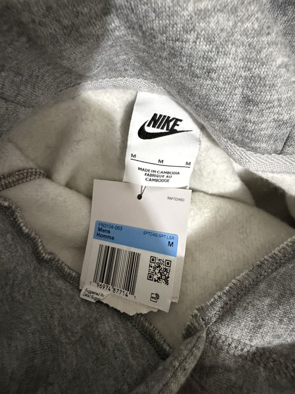 Nike Nike Fleece pullover hoodie Size US M / EU 48-50 / 2 - 2 Thumbnail