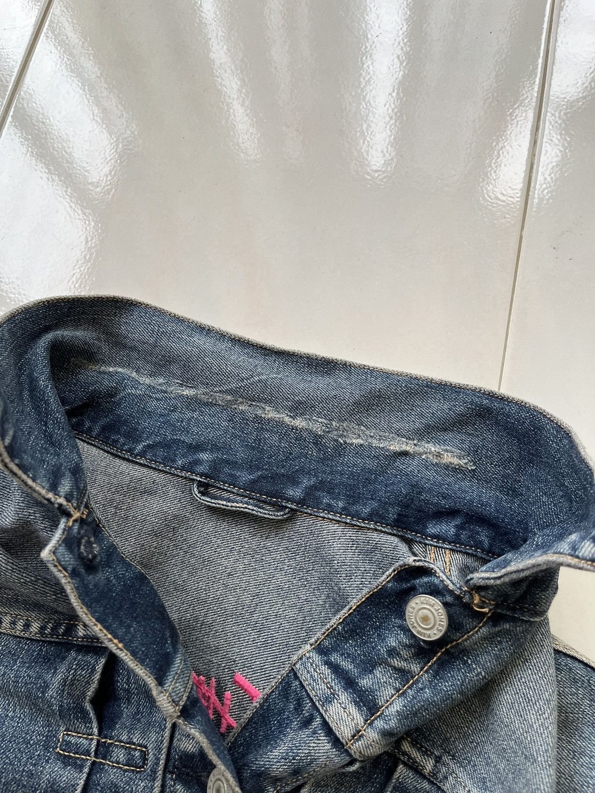 Kim Jones Kim Jones GU Denim Jacket Size XS / US 0-2 / IT 36-38 - 14 Thumbnail