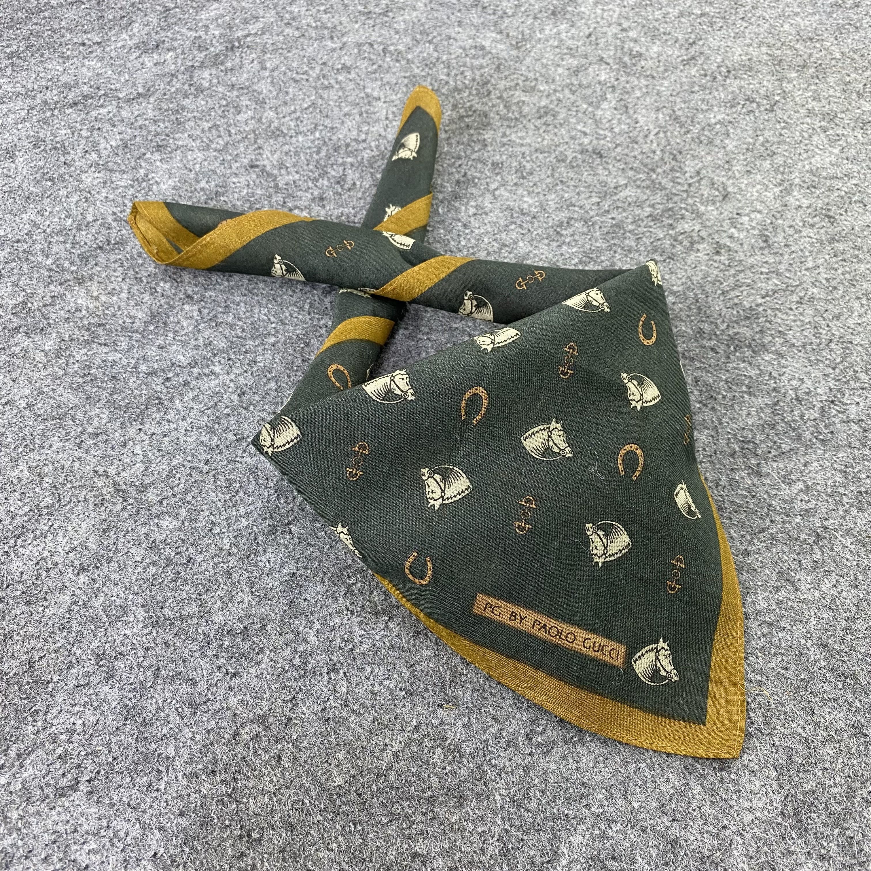 Paolo Gucci Paolo Gucci Handkerchief / Bandana / Neckerchief-B756 Size ONE SIZE - 1 Thumbnail