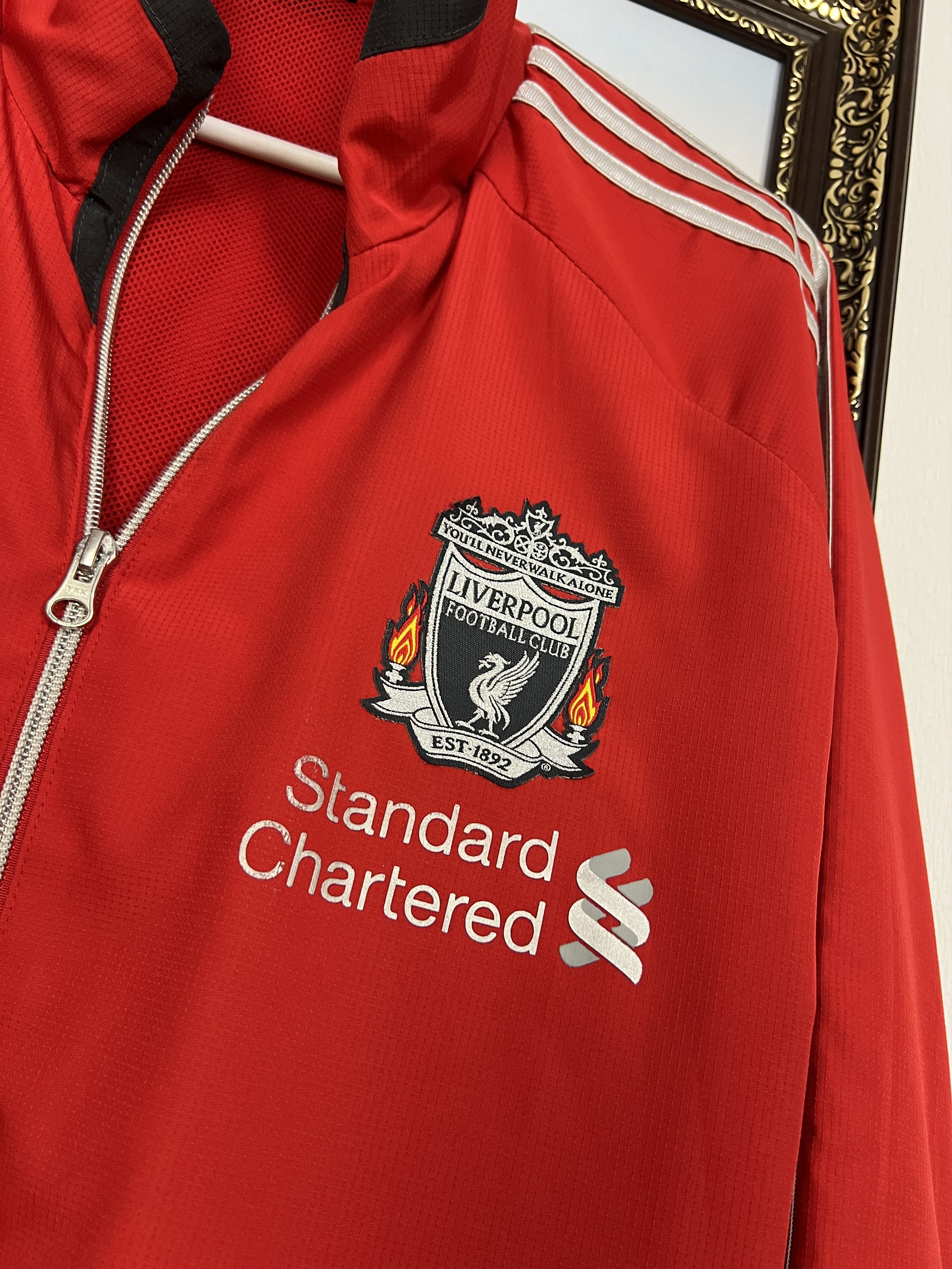 Adidas Vintage Adidas Liverpool Football Jacket Soccer Track Top Size US L / EU 52-54 / 3 - 3 Thumbnail