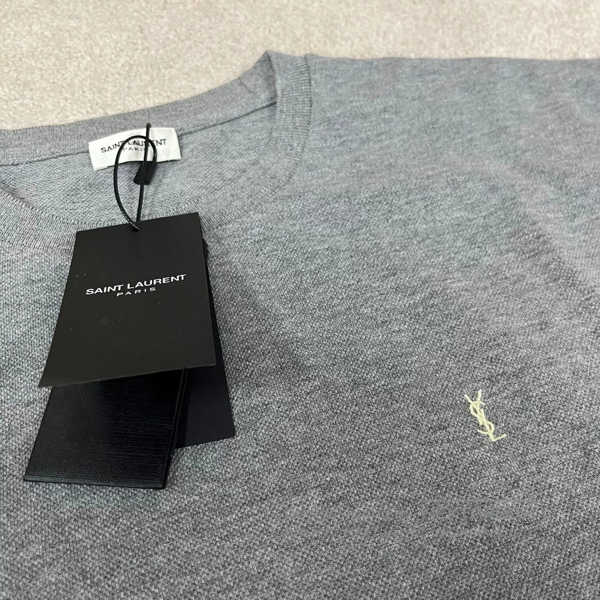 Saint Laurent Paris Saint Laurent YSL Solid Logo Short Sleeve. Size US M / EU 48-50 / 2 - 4 Thumbnail